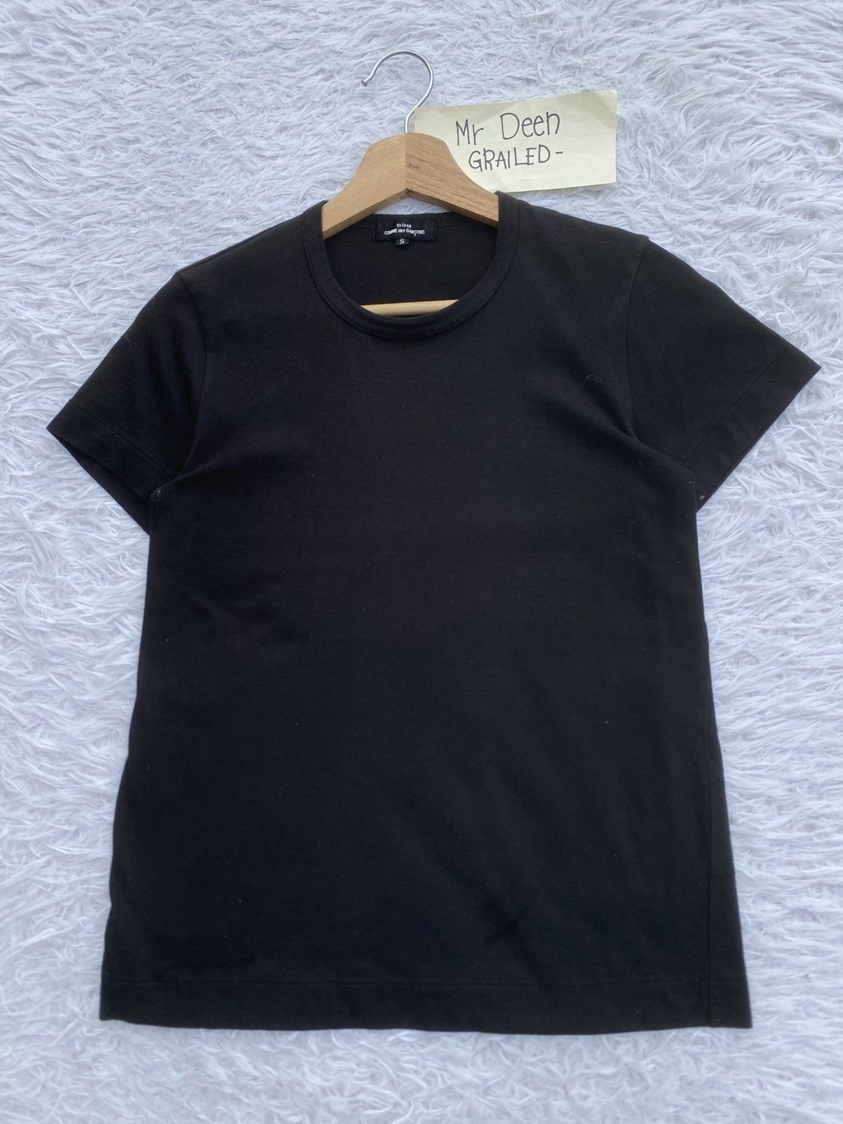 Comme des Garcons Rare AD2016 tricot Comme Des Garcons Plain Tshirt Size S / US 4 / IT 40 - 3 Thumbnail