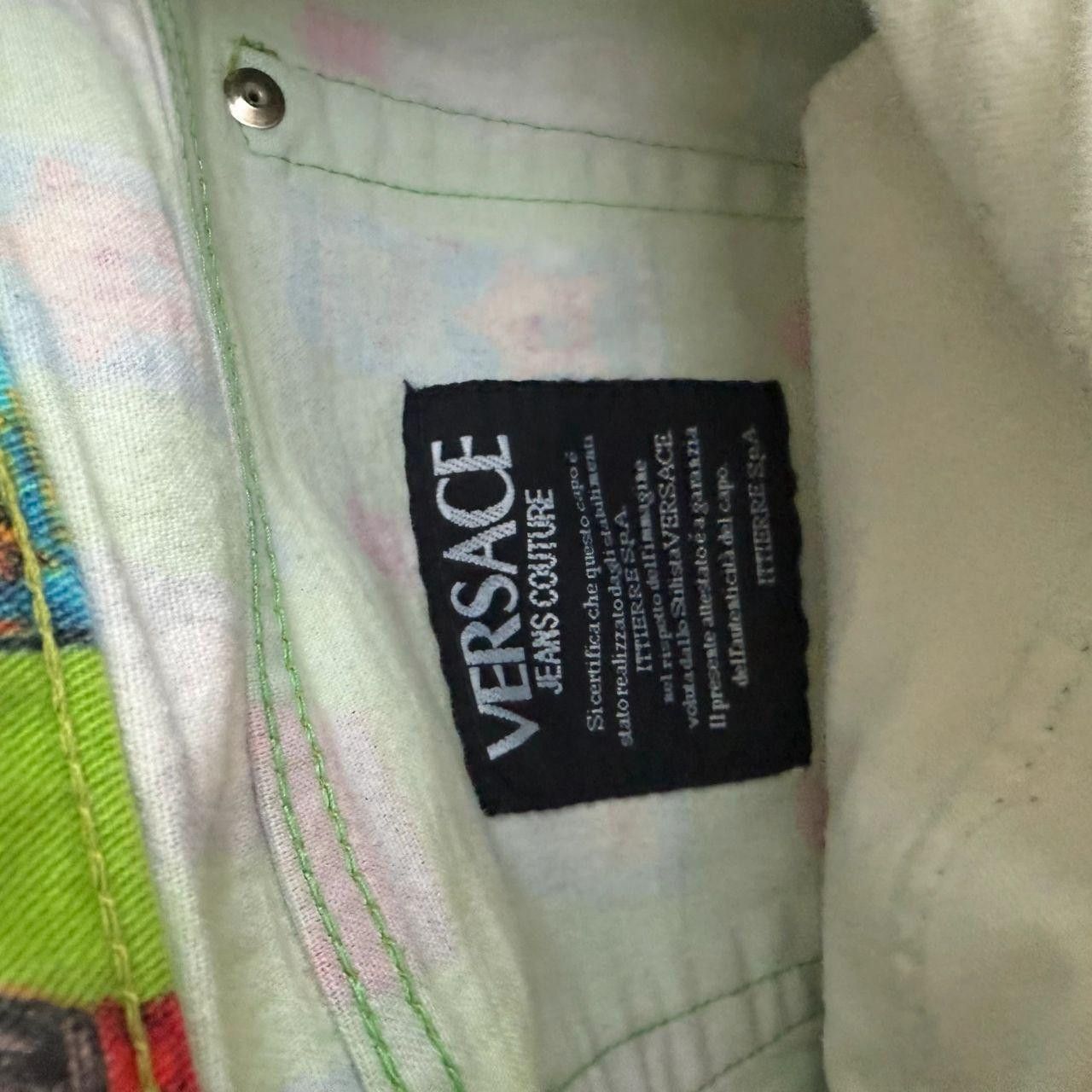Versace Versace Vintage 90s Unique Design Full Print Made in Italy Size US 33 - 6 Thumbnail