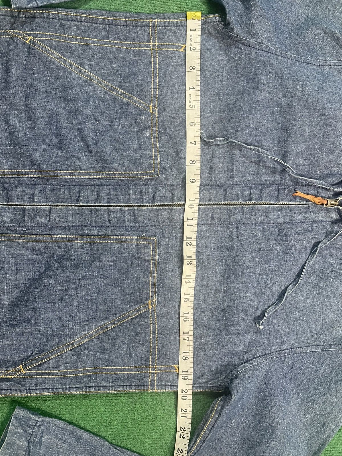 Japanese Brand Vintage Skull Jeans Hoodie With Waldes Zipper Size US M / EU 48-50 / 2 - 15 Thumbnail
