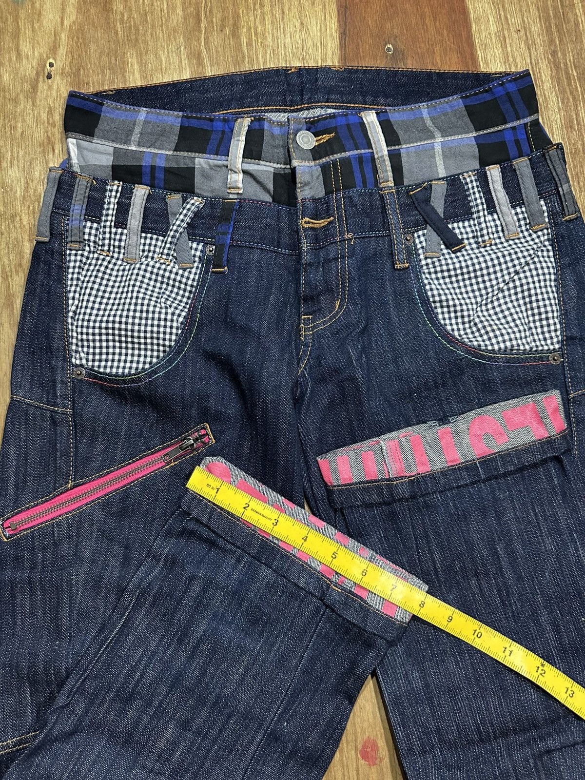 Japanese Brand Double Waist Internatiol wolrd jeans Size US 32 / EU 48 - 4 Thumbnail