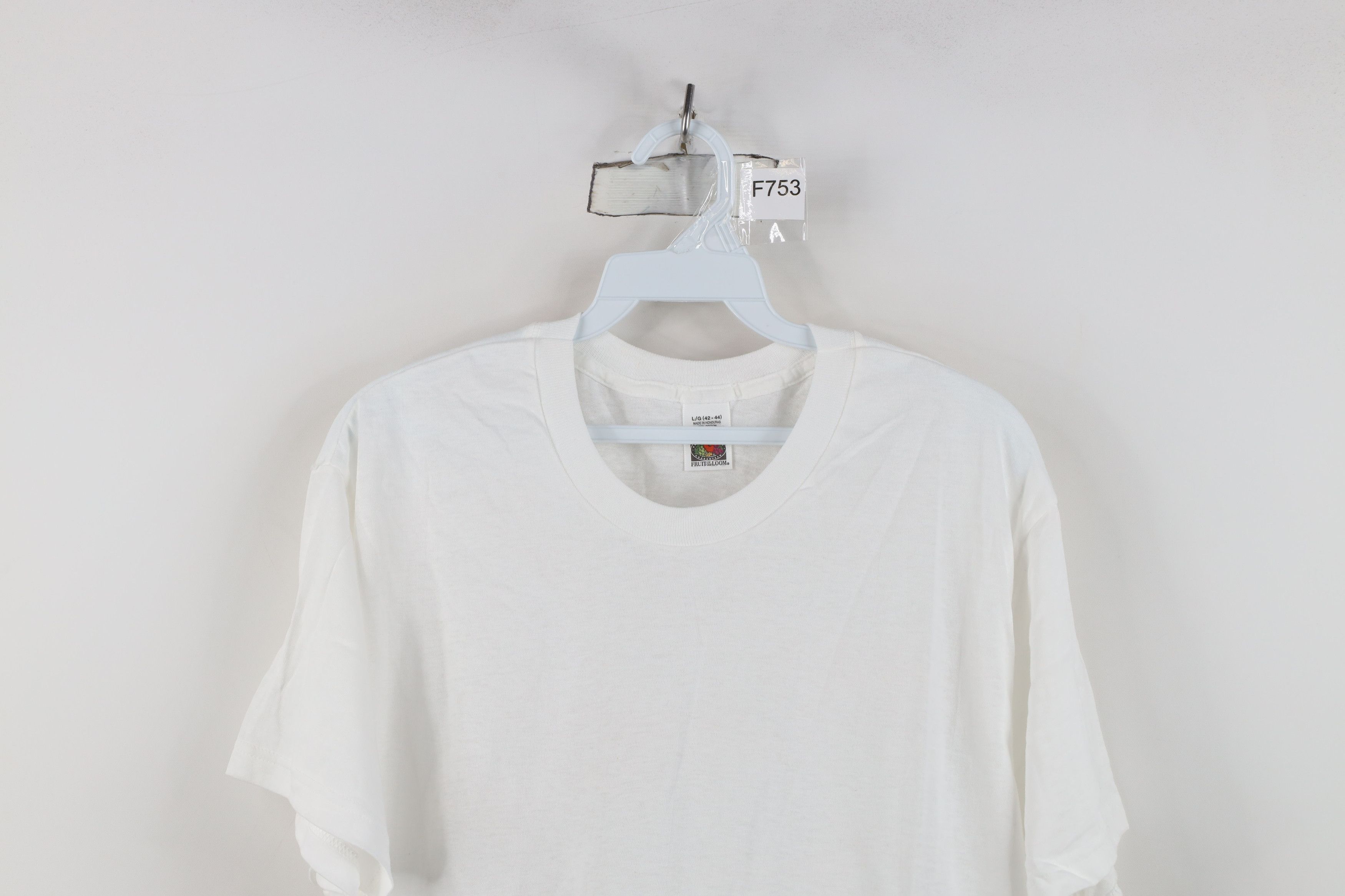Vintage Vintage 90s Streetwear Cotton Short Sleeve T-Shirt White Size US L / EU 52-54 / 3 - 2 Thumbnail