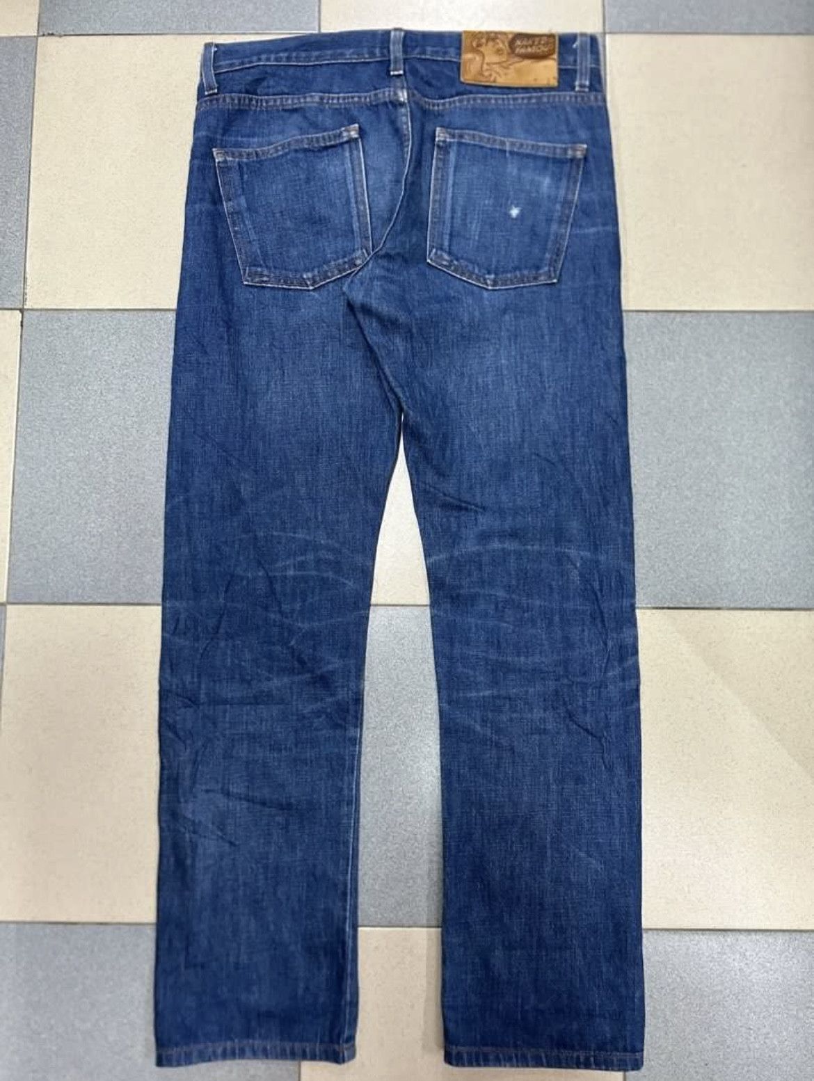 Japanese Brand × Naked & Famous Naked & Famous Denim Pant Weird Guy Natural Indigo Selvedge Size US 32 / EU 48 - 1 Thumbnail