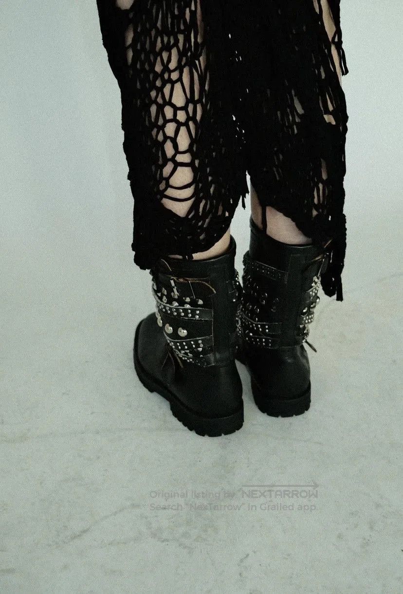 Rei Kawakubo Comme des Garçons Rivet Chunky Boots. Size US 6 / IT 36 - 2 Thumbnail