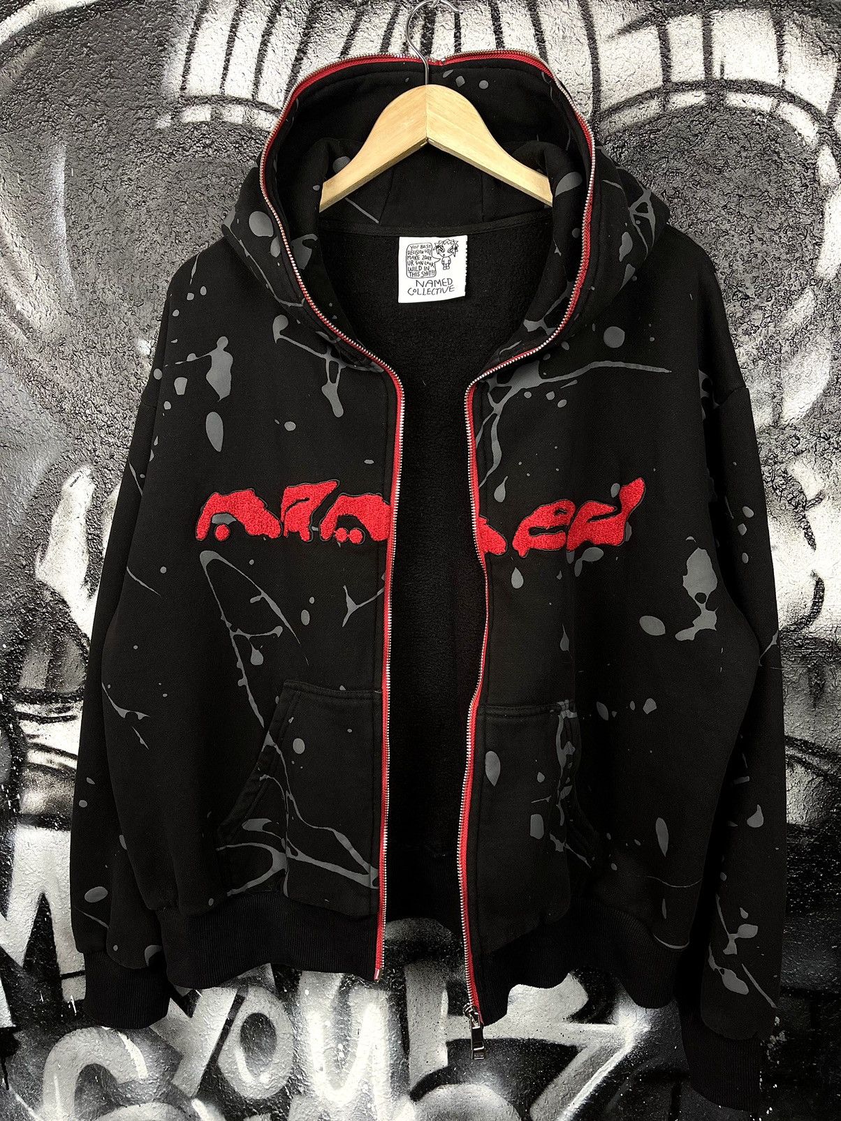 Y2K Named Collective Full Zip Hoodie Men's Size S/M