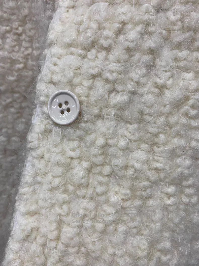 Jil Sander Jil Sander size 34 Off-white teddy bear fur coat Size M / US 6-8 / IT 42-44 - 7 Thumbnail