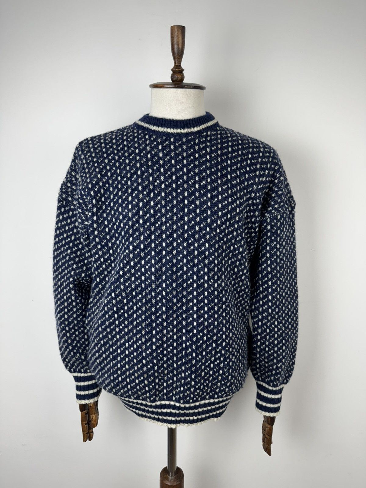 Vintage Vintage Pakeman Catto Carter Wool Sweater Knitted Pullover Size US L / EU 52-54 / 3 - 1 Thumbnail