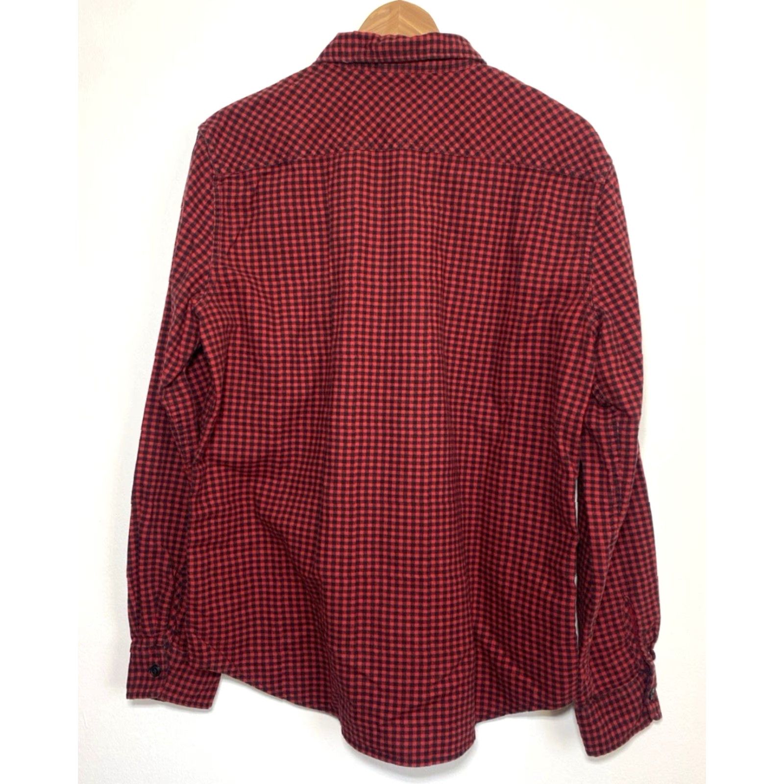 Vintage DENIM & SUPPLY RALPH LAUREN Men’s Button-Up Flannel Shirt Gingham Sz M Red Black Check Long Sleeve Casual Classic Pockets Mens Size US M / EU 48-50 / 2 - 2 Thumbnail