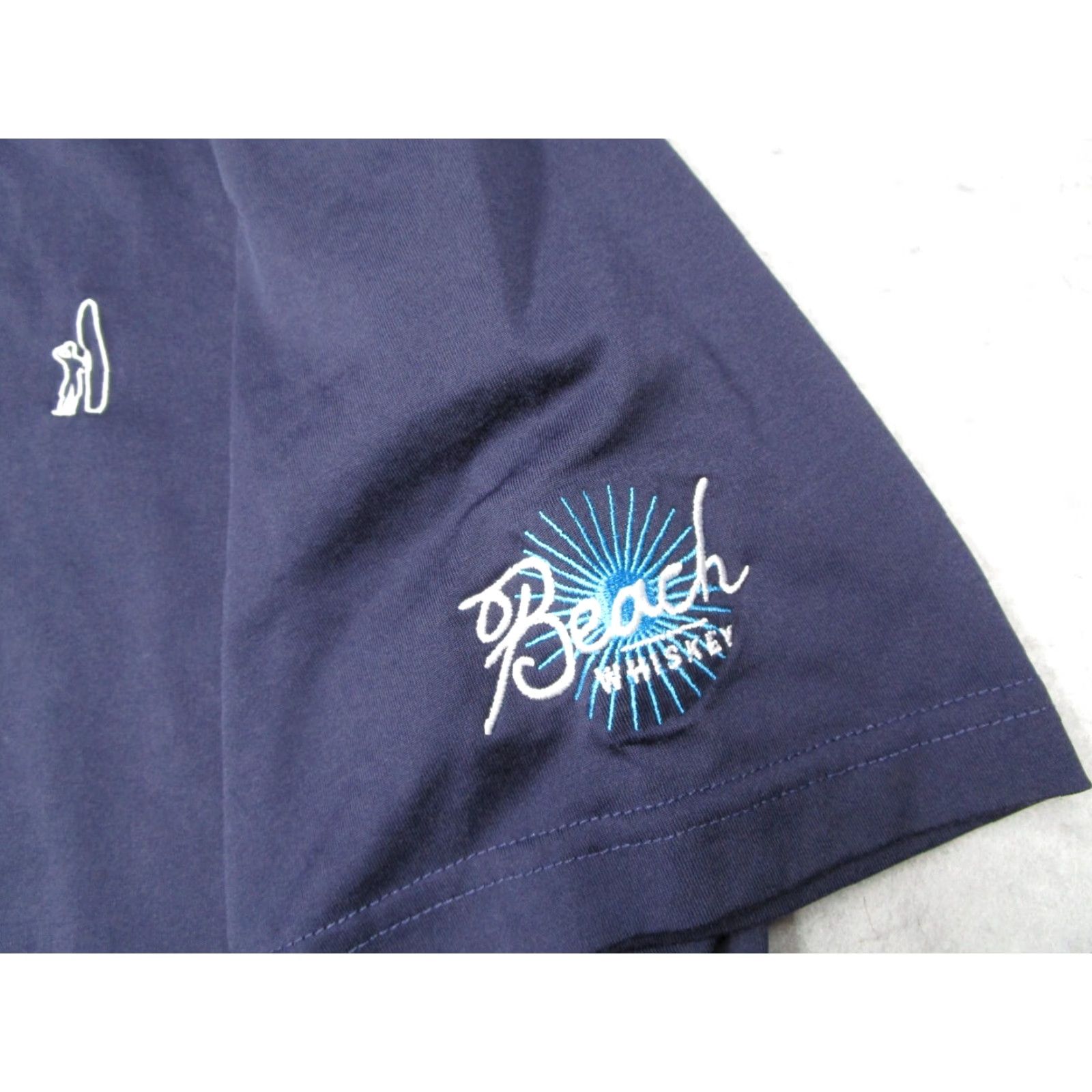 johnnie-O johnnie-O Polo Shirt Mens L Blue Cotton Blend Beach Whiskey Logo Golf Shirt Size US L / EU 52-54 / 3 - 2 Thumbnail