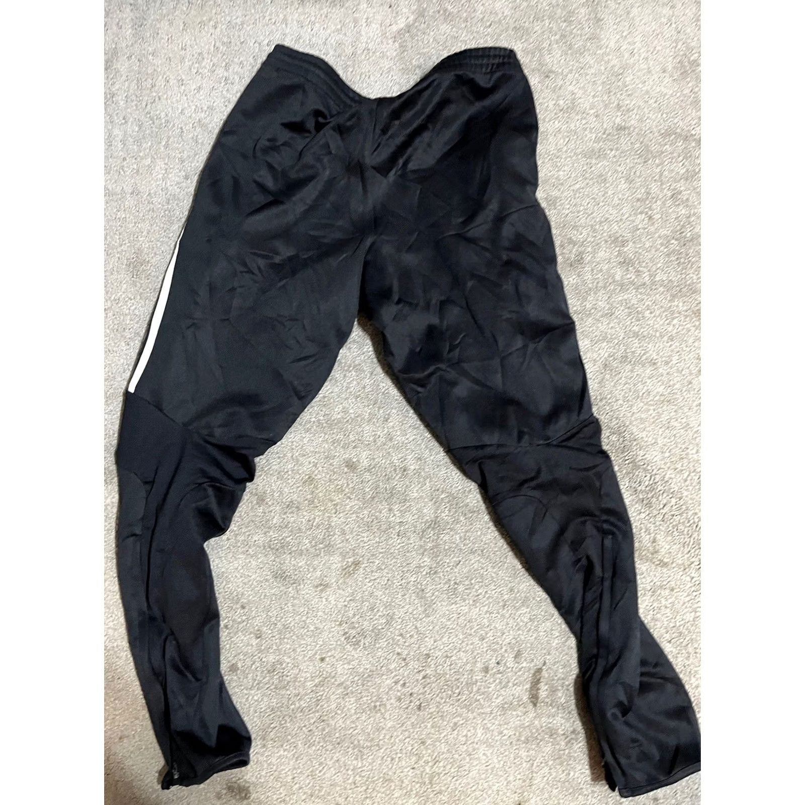 Adidas VINTAGE Adidas Men's Y2K 3 Stripe Track Pants Size Medium Black AV1001 Size US 31 - 3 Thumbnail