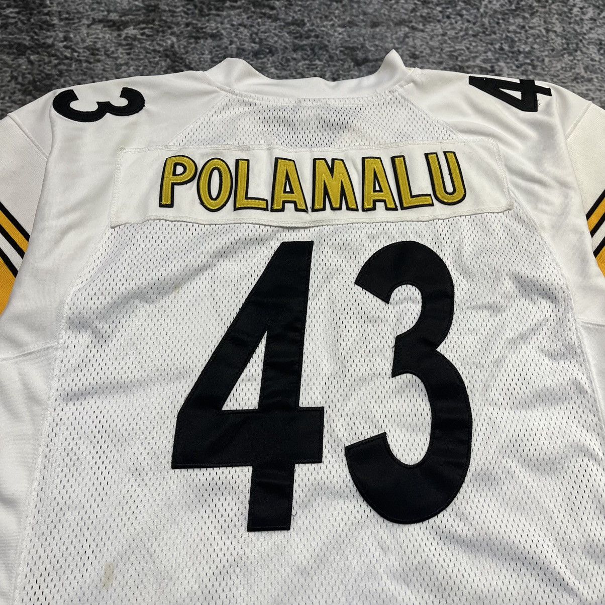 NFL Vintage Pittsburgh Steelers Troy Polamalu Jersey #43 Reebok Size US L / EU 52-54 / 3 - 11 Thumbnail