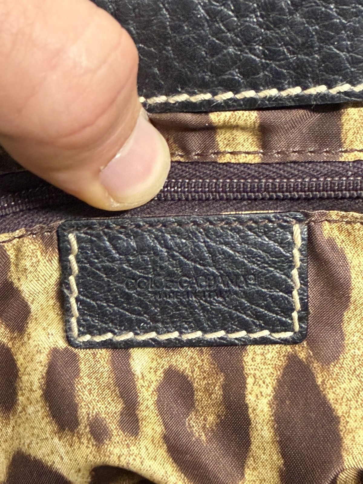 Dolce & Gabbana Dolce & Gabbana Leather Metal Rivets Handbag Size ONE SIZE - 22 Thumbnail