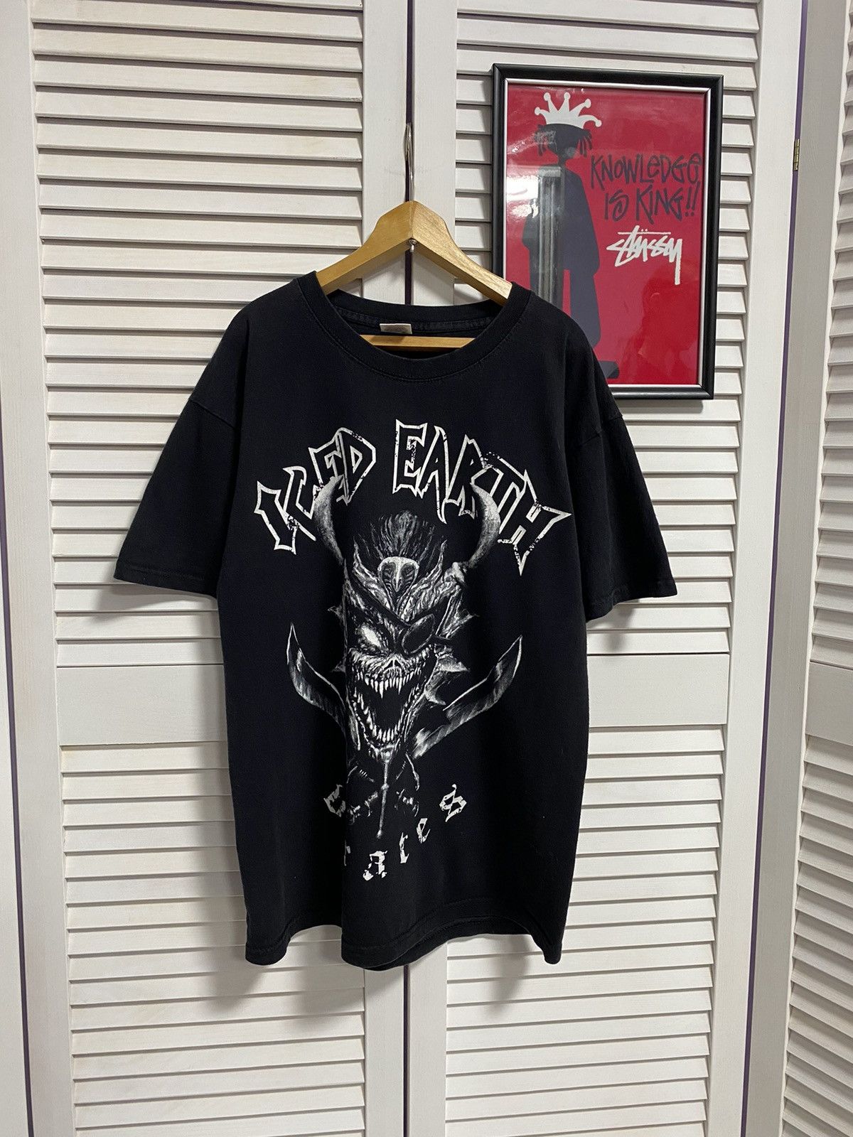 Band Tees Vintage T Shirt Tee Iced Earth Pirates Double Print Rock Size US L / EU 52-54 / 3 - 1 Thumbnail