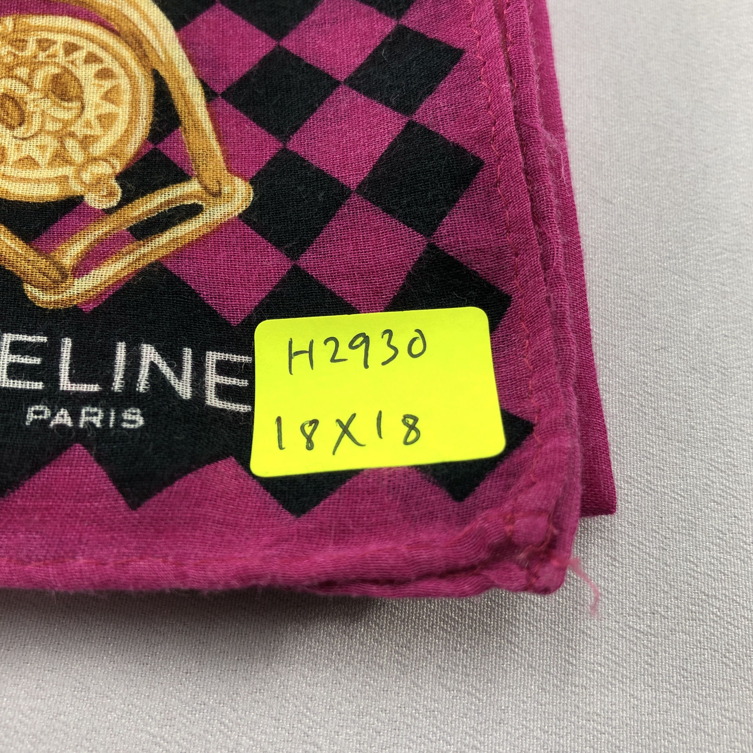 Celine Celine Handkerchief Neckerchief Bandana H2930 Size ONE SIZE - 8 Thumbnail