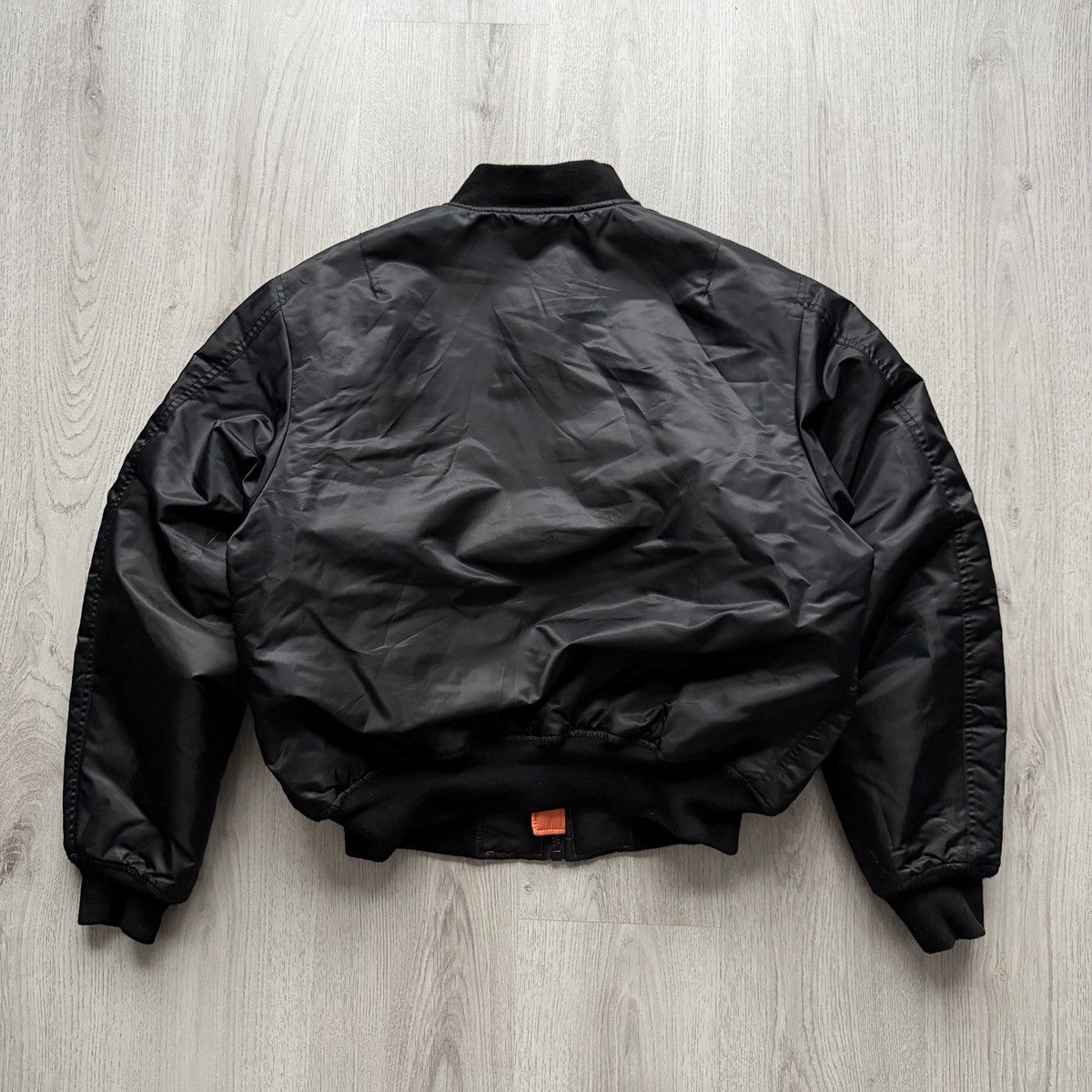 Vintage Military USAF Pilot Flyers MA-1 Bomber Padded Nylon Jacket Size US M / EU 48-50 / 2 - 2 Thumbnail