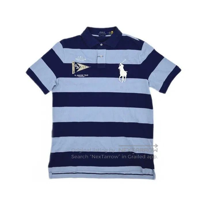 Polo Ralph Lauren Polo Ralph Lauren Color Block Stripe Logo Polo Shirt. Size US M / EU 48-50 / 2 - 2 Thumbnail