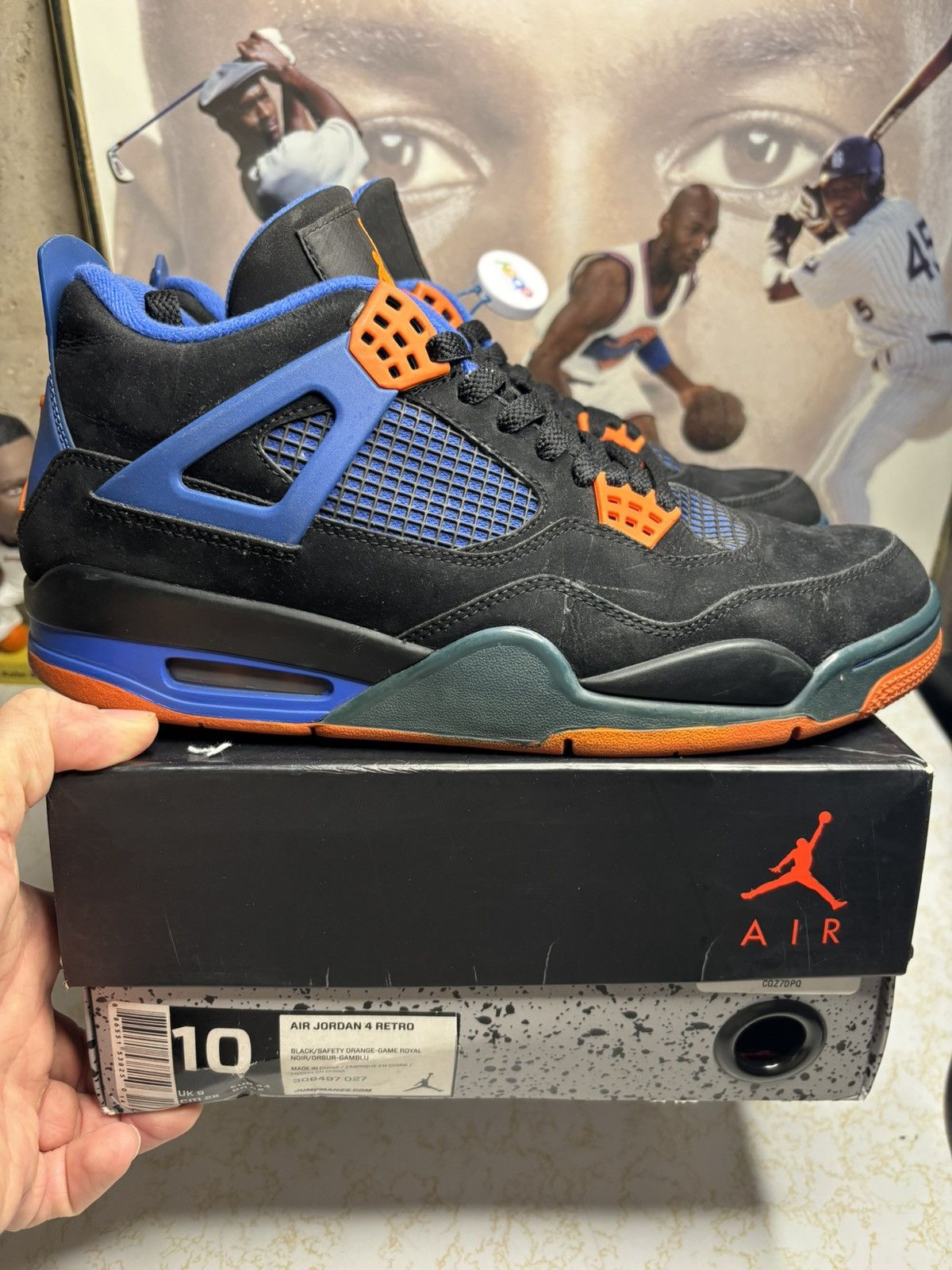 Jordan Brand Air Jordan 4 Retro Cavs 2012 Size US 10 / EU 43 - 1 Thumbnail