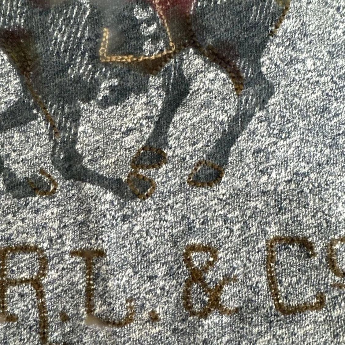 Ralph Lauren RRL Ralph Lauren Cowboy T-Shirt Gray Short Sleeve Size XS Mens Used condition good Size US XS / EU 42 / 0 - 2 Thumbnail
