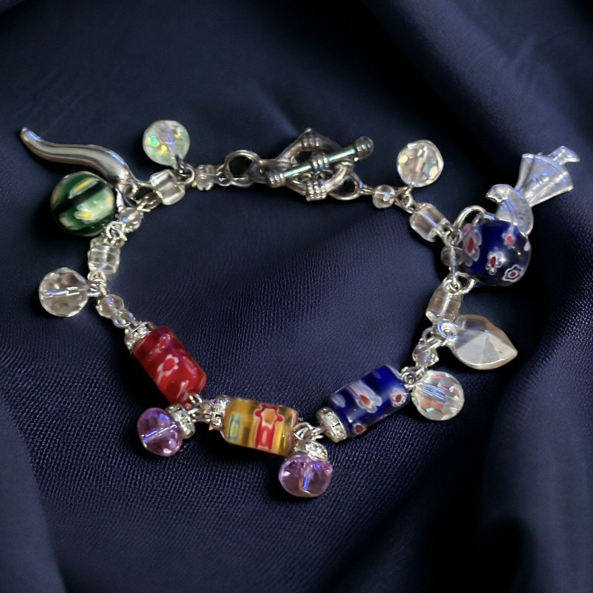 Other Lampwork bead charm toggle bracelet Size ONE SIZE - 1 Thumbnail