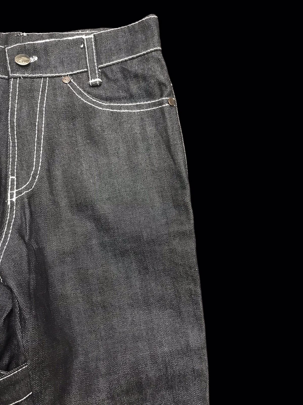 Other 💥AVANT GARDE💥OCTMAMI BONDAGE BELL BOTTOM STURDY DENIM F248 Size US 26 / EU 42 - 3 Thumbnail