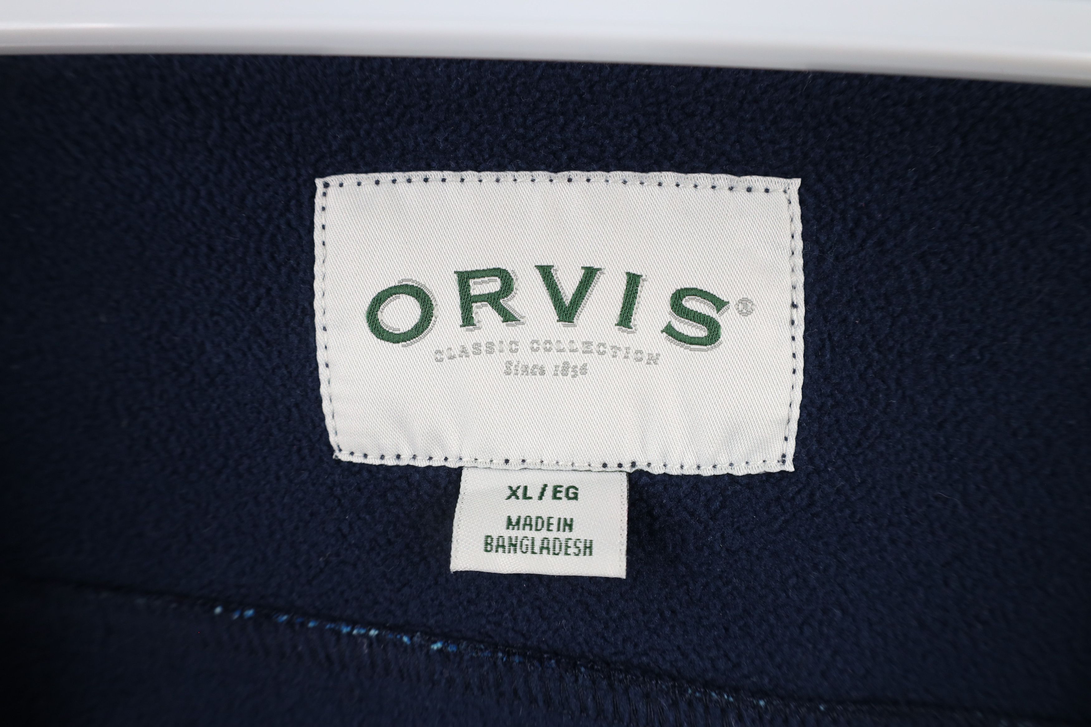 Orvis × Vintage Orvis Fleece Lined Pinnacle Flannel Button Shirt Jacket Size XL / US 12-14 / IT 48-50 - 8 Thumbnail