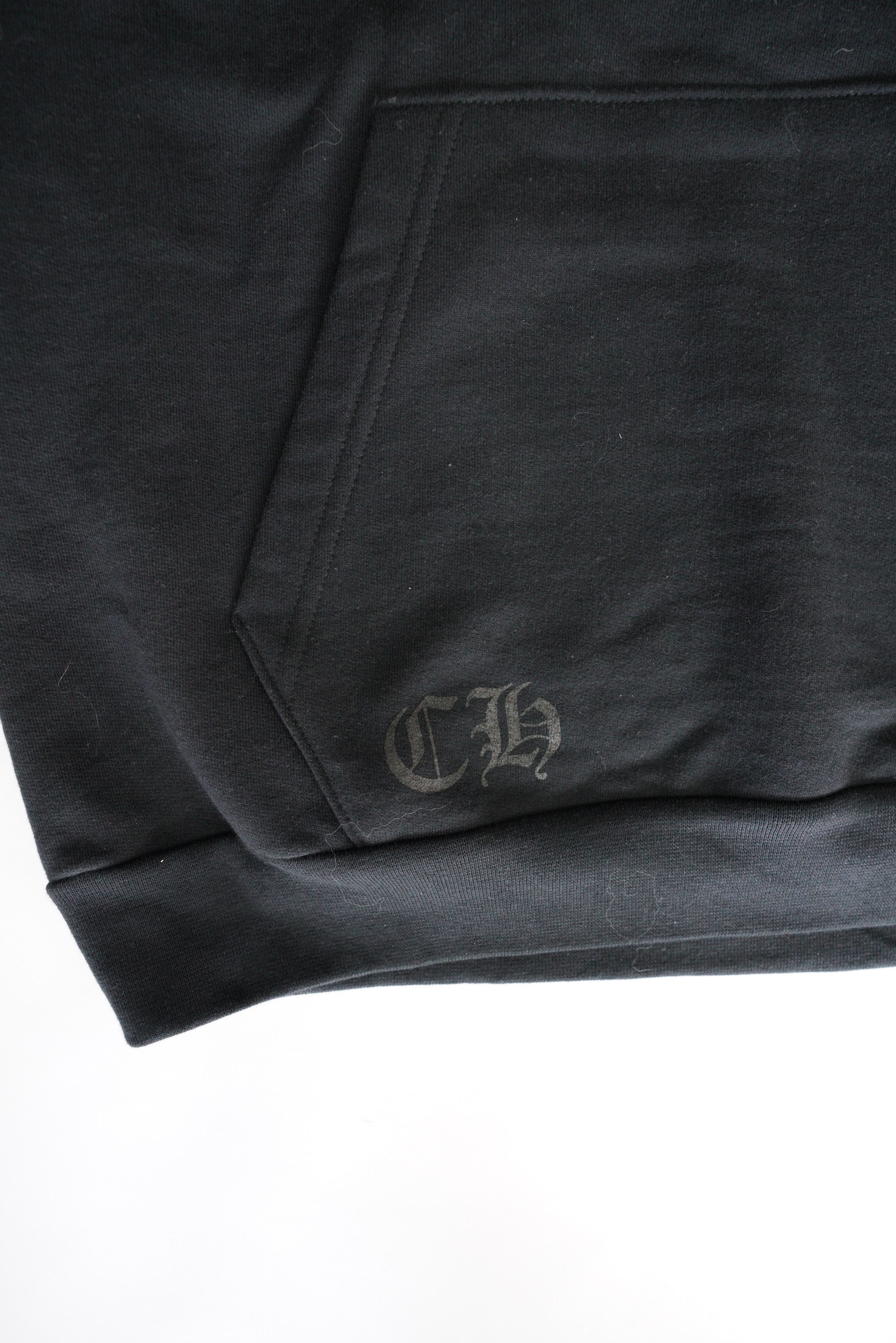 Chrome Hearts Chrome Hearts Yellow Vertical Logo Hoodie - Black Size US M / EU 48-50 / 2 - 4 Thumbnail