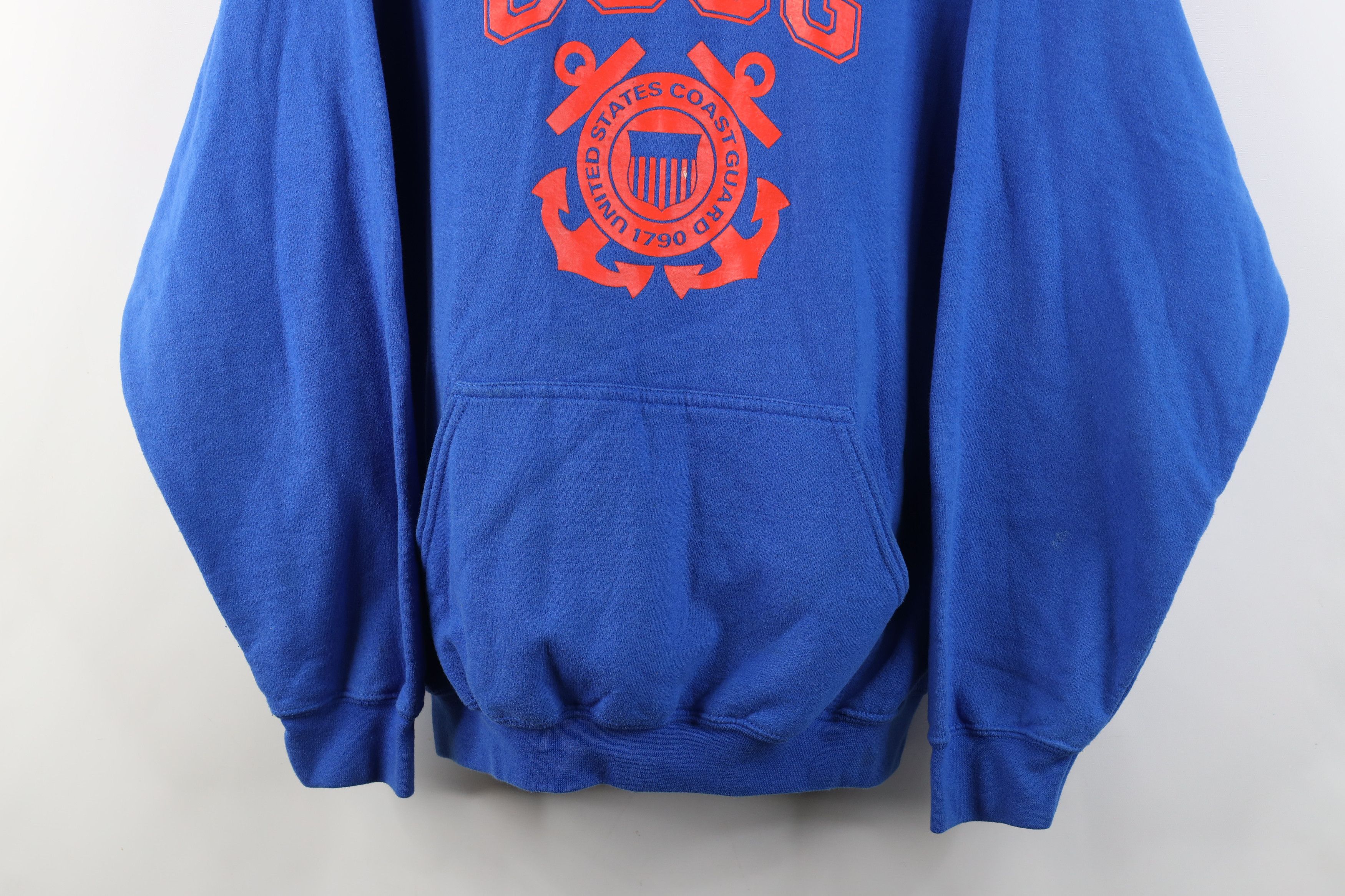 Vintage Vintage 90s USCG United States Coast Guard Hoodie Sweatshirt Size US XL / EU 56 / 4 - 3 Thumbnail