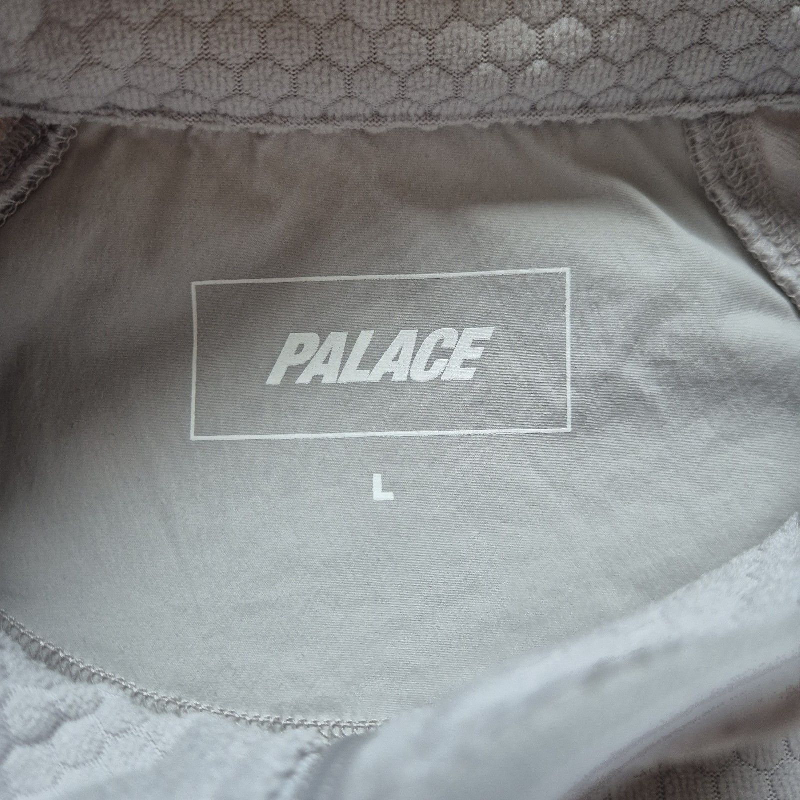 Palace Palace Run It 1/2 Zip Thermal Track Jacket Grey New SS24 Size US L / EU 52-54 / 3 - 3 Thumbnail
