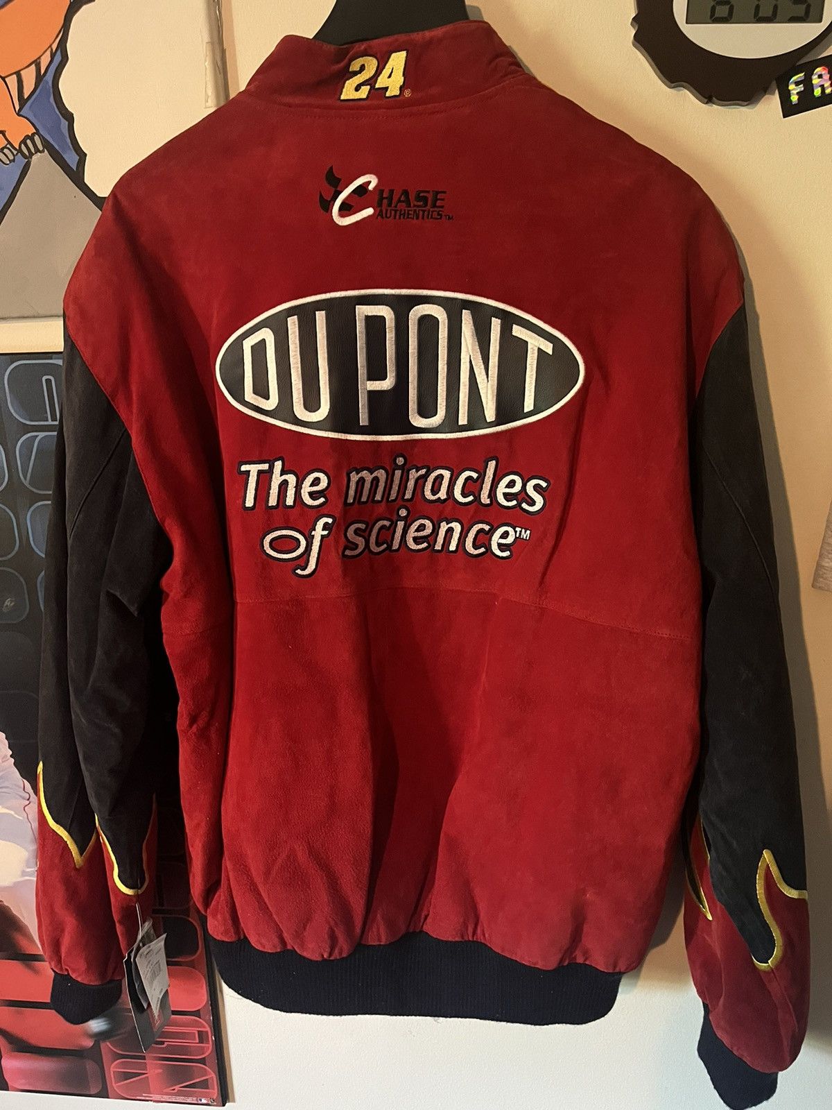 Chase Authentics Vintage chase authentics Jeff Gordon Du Pont Nascar jacket Size US XL / EU 56 / 4 - 3 Thumbnail