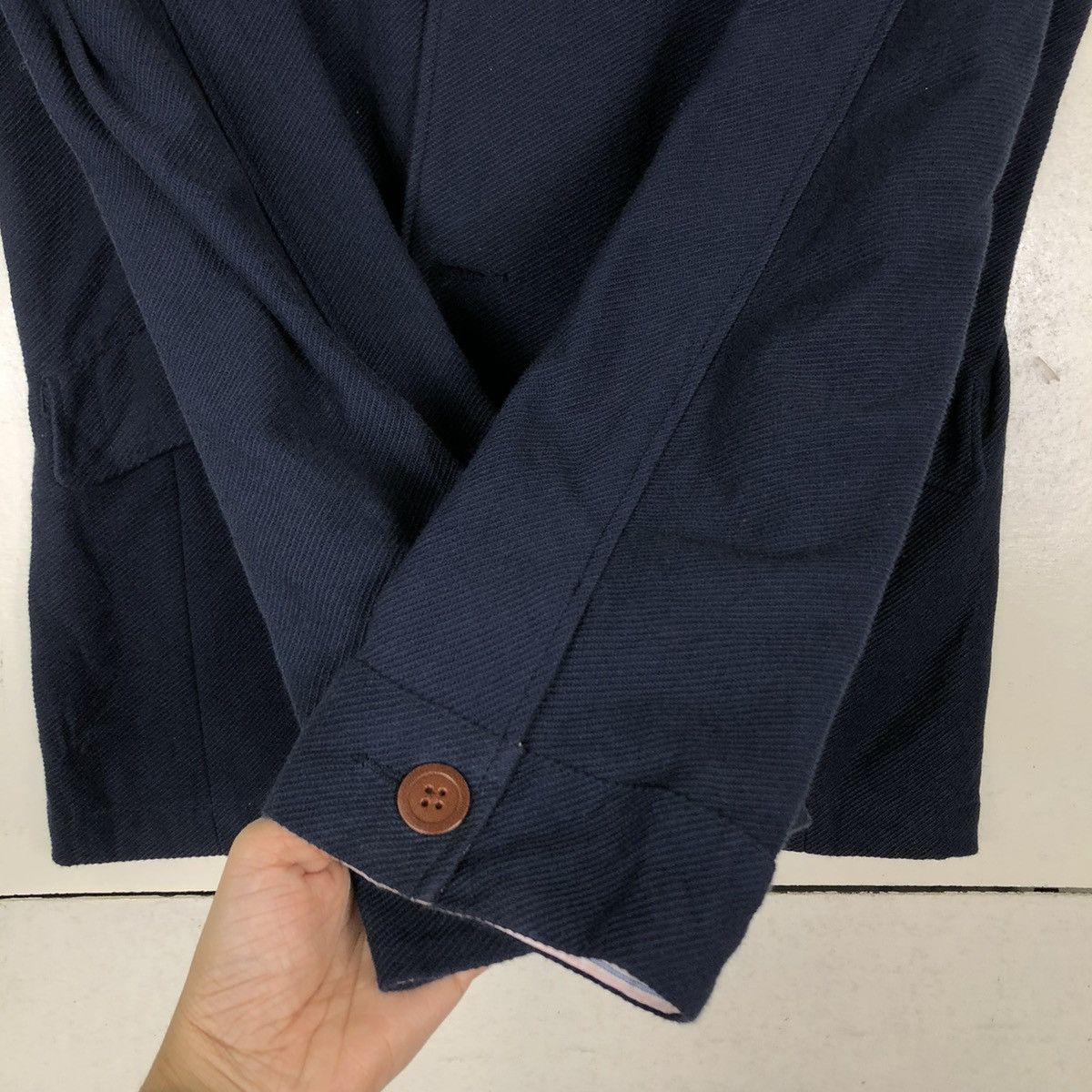 Japanese Brand 🔥VINTAGE CHORE JACKET BUTTON STRIPED LINING SHIPS JAPAN Size US XL / EU 56 / 4 - 15 Thumbnail