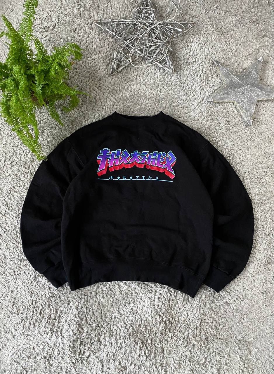 Thrasher × Vintage Thrasher Sweatshirt Hoodie Big Logo Vintage SK8 Size US S / EU 44-46 / 1 - 1 Thumbnail