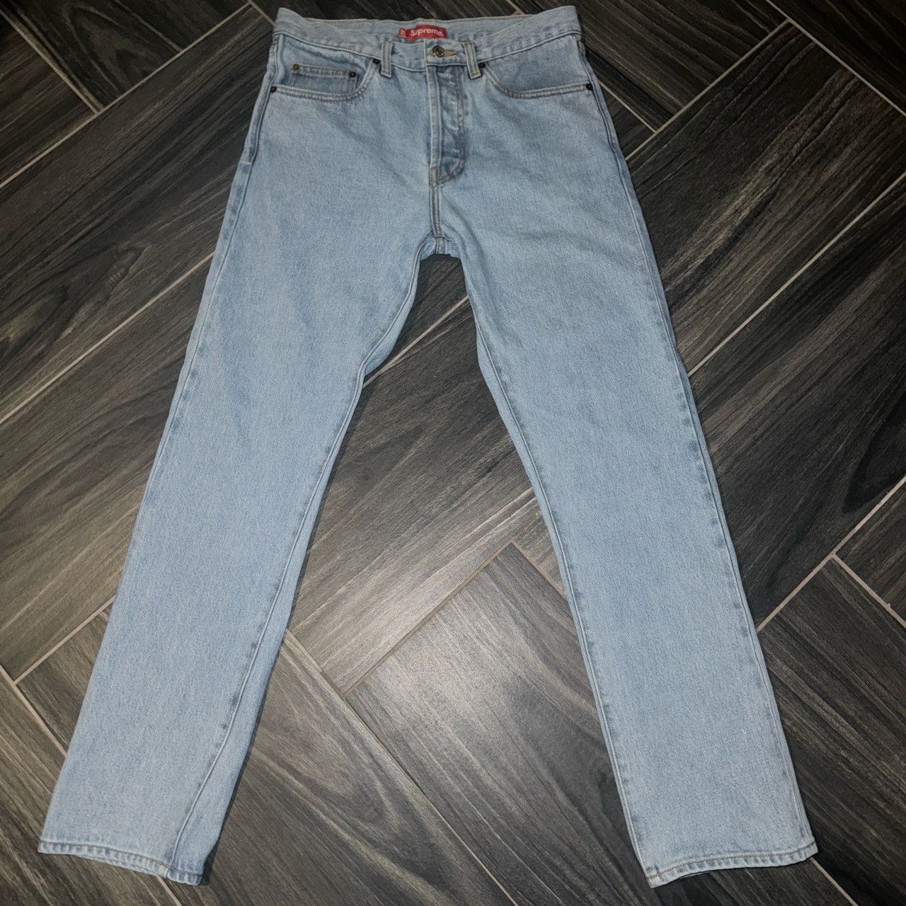 image of Supreme Stonewash Slim Jean, Men's (Size 30)