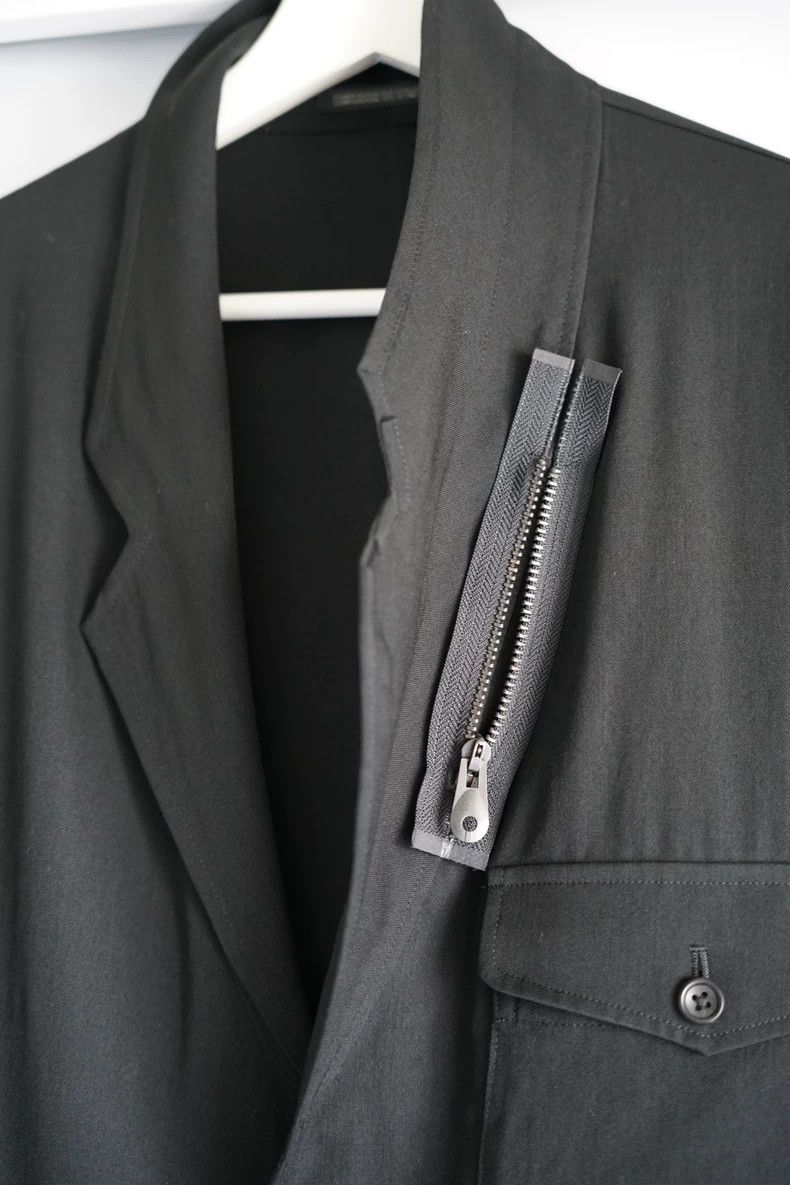 Yohji Yamamoto Yohji Yamamoto size 1 17ss multi-pocket zipper long suit 25 Size 38R - 4 Thumbnail