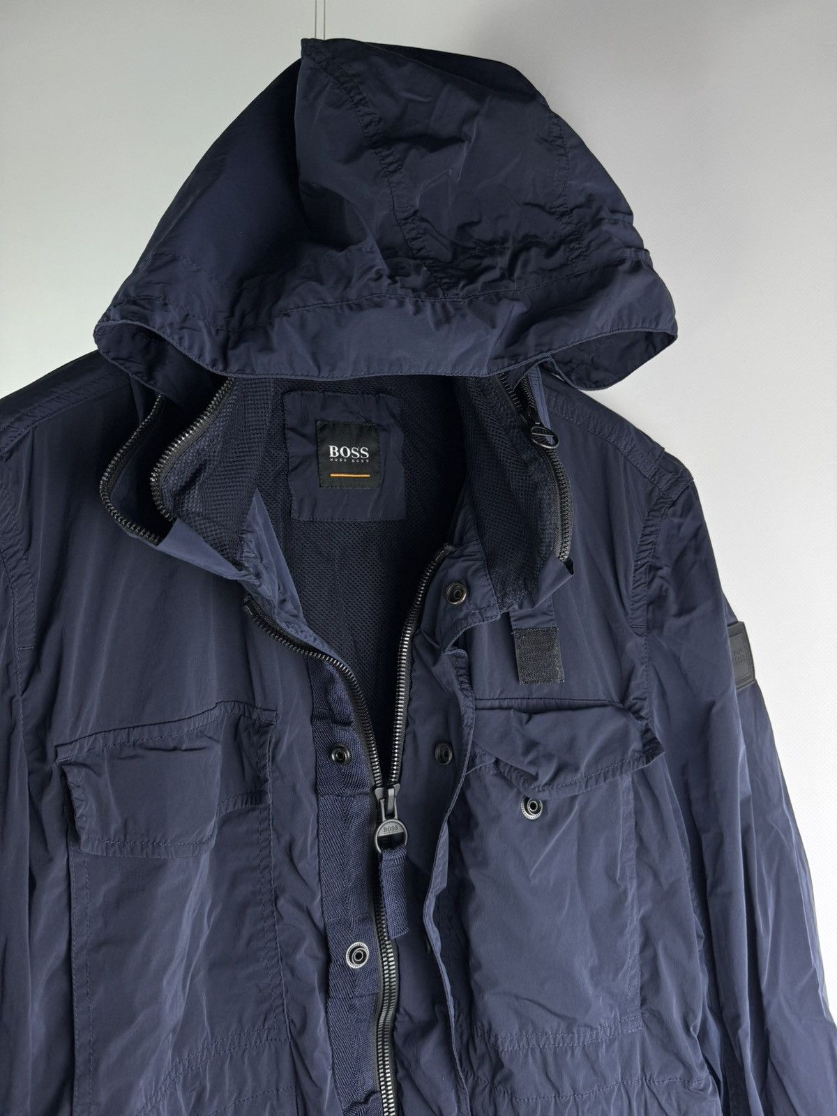 Hugo Boss Hugo Boss Olisso-D Limonta Fabric Nylon Shell Jacket Size US M / EU 48-50 / 2 - 2 Thumbnail