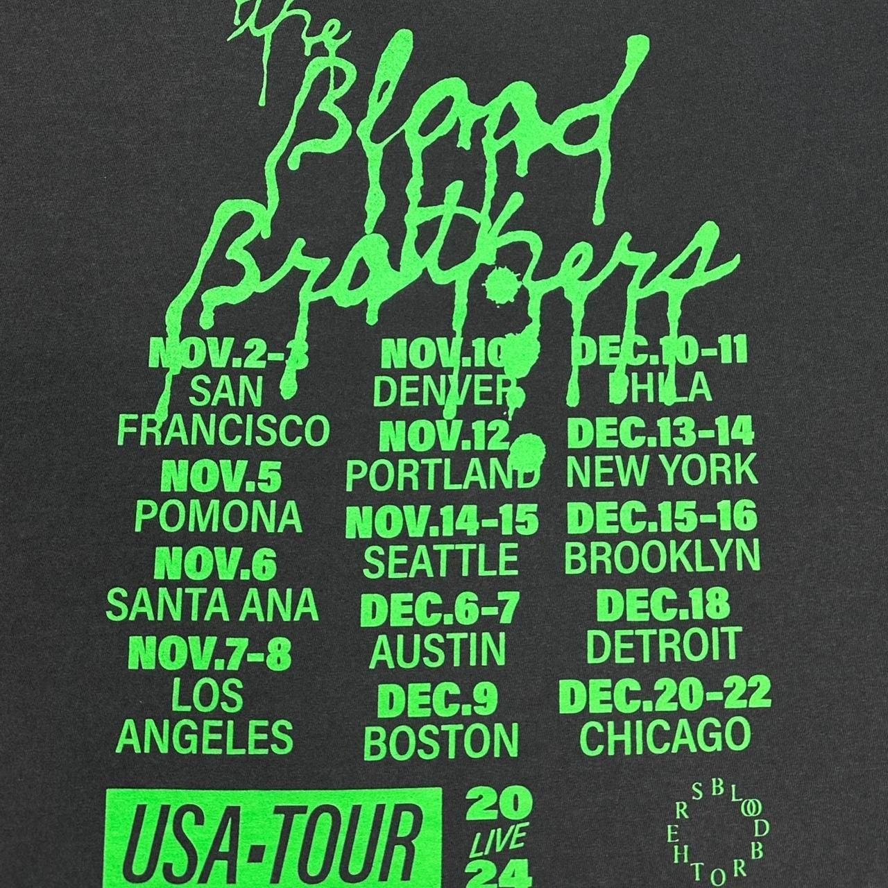 Band Tees × Comfort Colors The Blood Brothers 2024 Tour T-Shirt Size US XXL / EU 58 / 5 - 3 Thumbnail