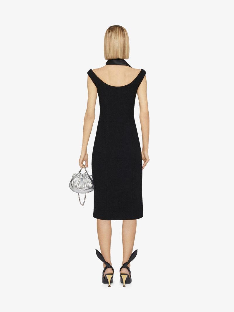 Givenchy o1w1db10326 Neck Tie Hirondelle Dress in Black Size XS / US 0-2 / IT 36-38 - 4 Thumbnail