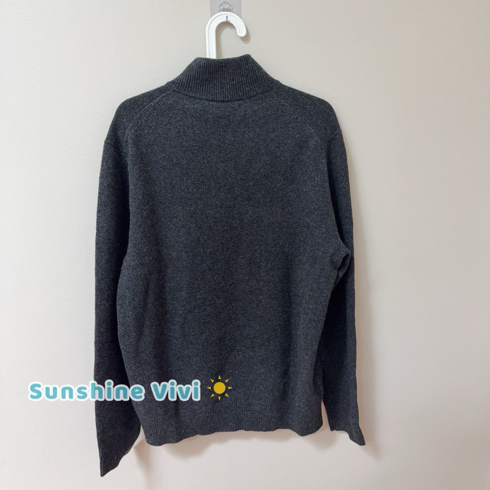 Polo Ralph Lauren NWT Polo Ralph Lauren Men Wool Quarter Zip Sweater Grey L Size US L / EU 52-54 / 3 - 5 Thumbnail