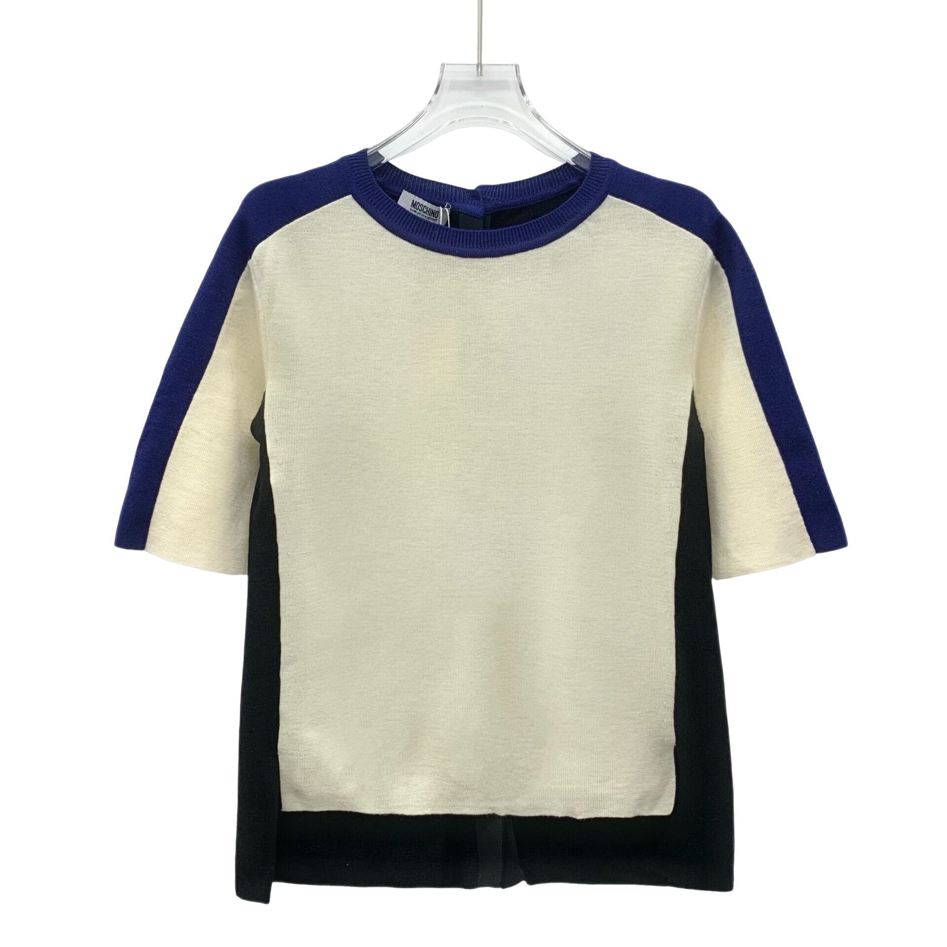 Moschino Moschino Cheap and Chic Colorblock Button Back Knit Top M Size M / US 6-8 / IT 42-44 - 1 Thumbnail