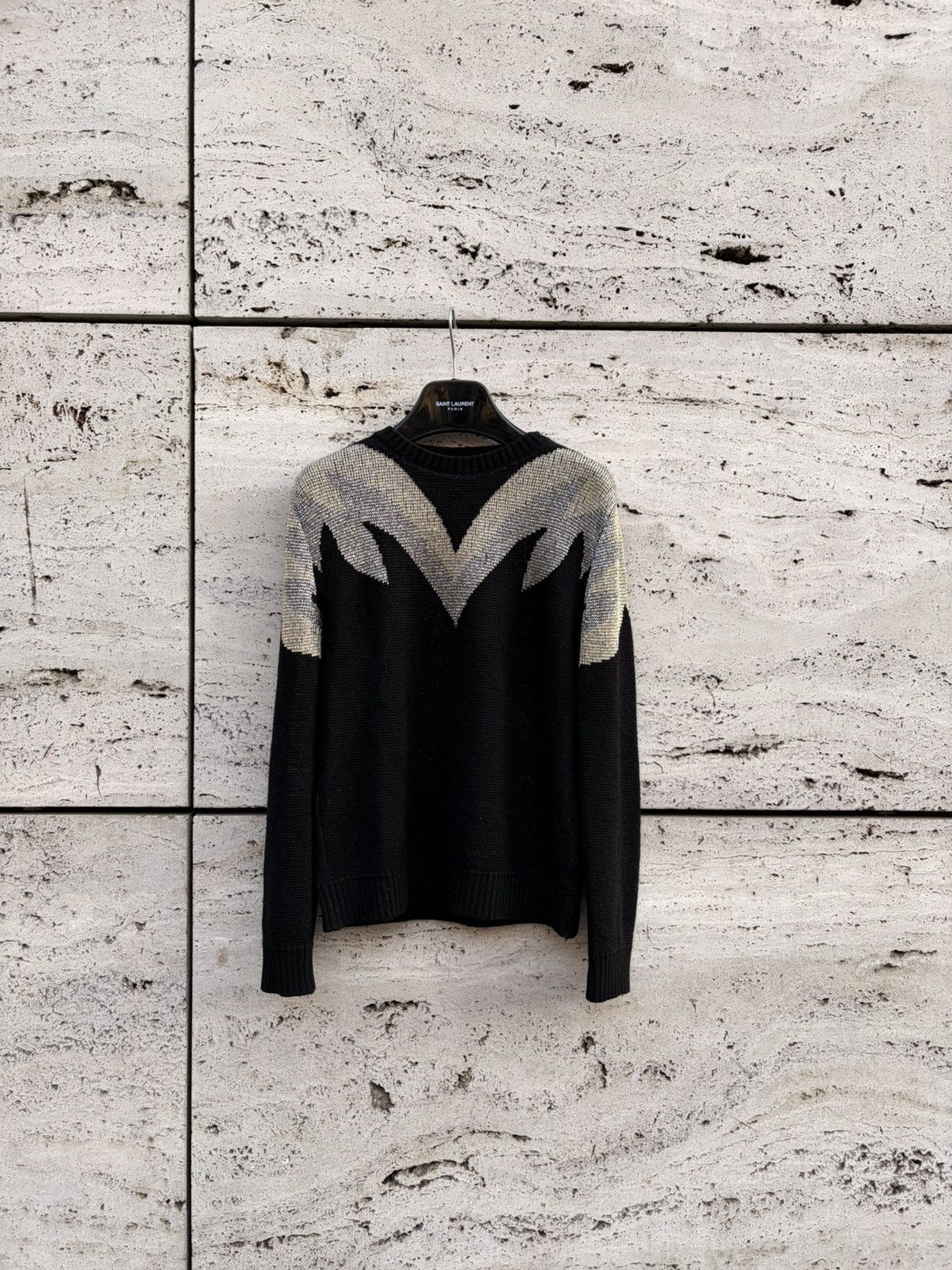 Saint Laurent Paris FW16 1/1 hedi sample knit sweater Size US XS / EU 42 / 0 - 1 Thumbnail