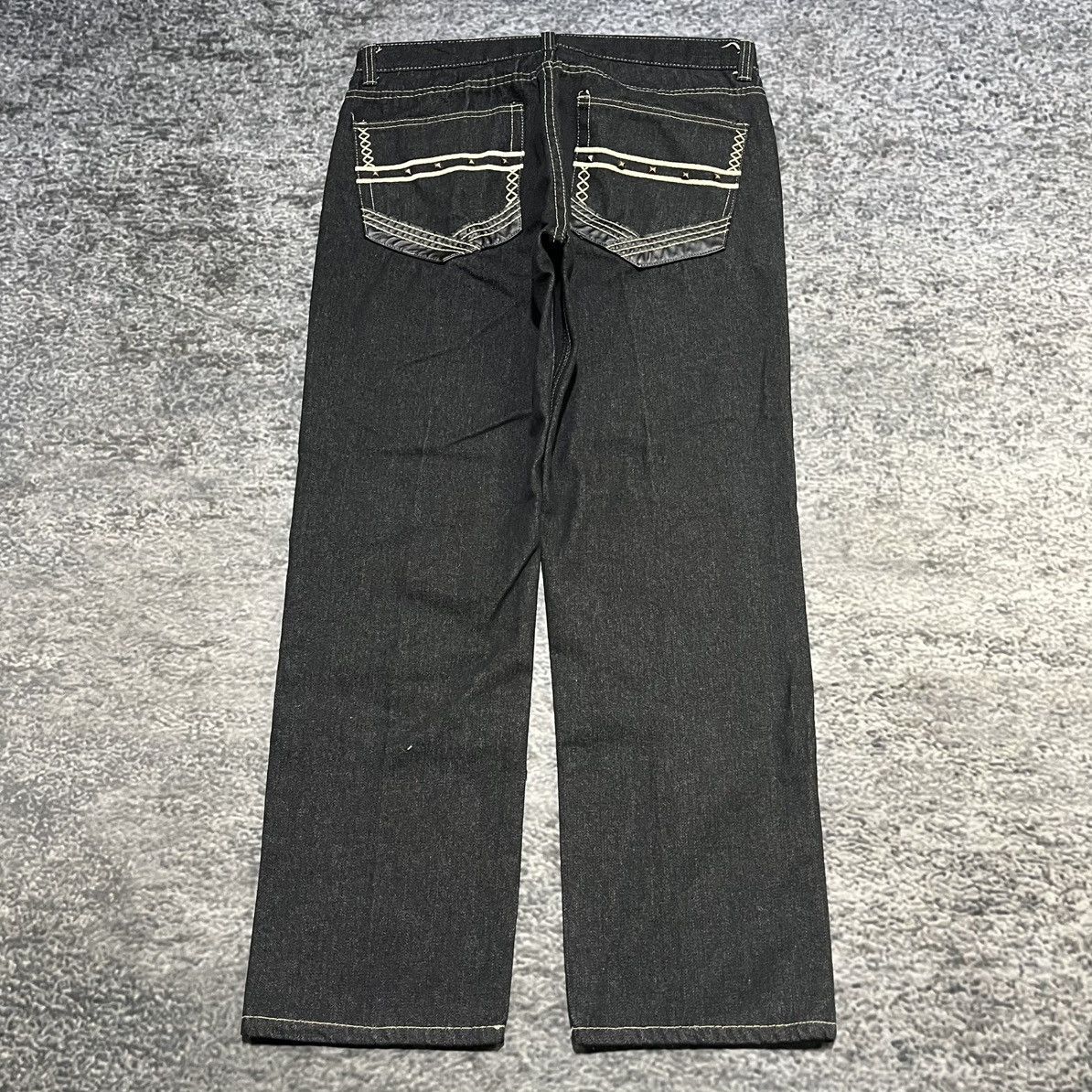 Vintage VINTAGE Y2K JEANETIX BAGGY EMBROIDERED GRUNGE SKATER JEANS Size US 36 / EU 52 - 1 Thumbnail