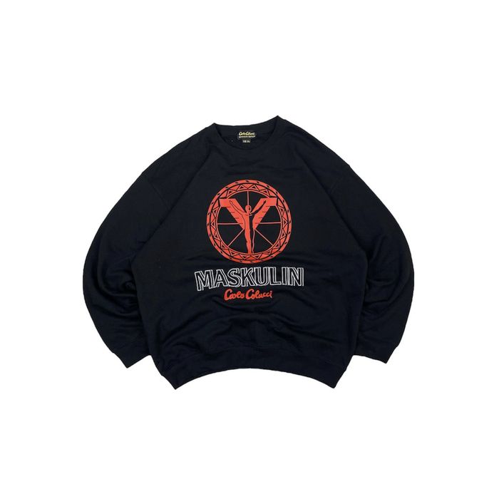 Luxury Sweatshirt crewneck Carlo Colucci x Maskulin original item