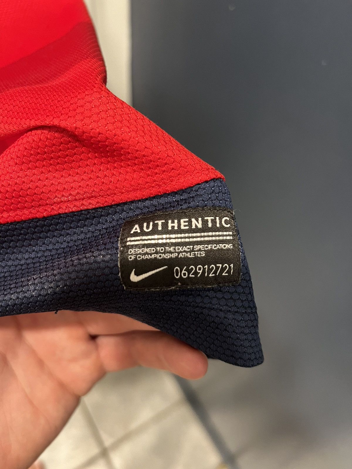 Nike × Vintage NIKE PARIS SAINT-GERMAIN 2012 2013 AWAY SHIRT Size US L / EU 52-54 / 3 - 5 Thumbnail