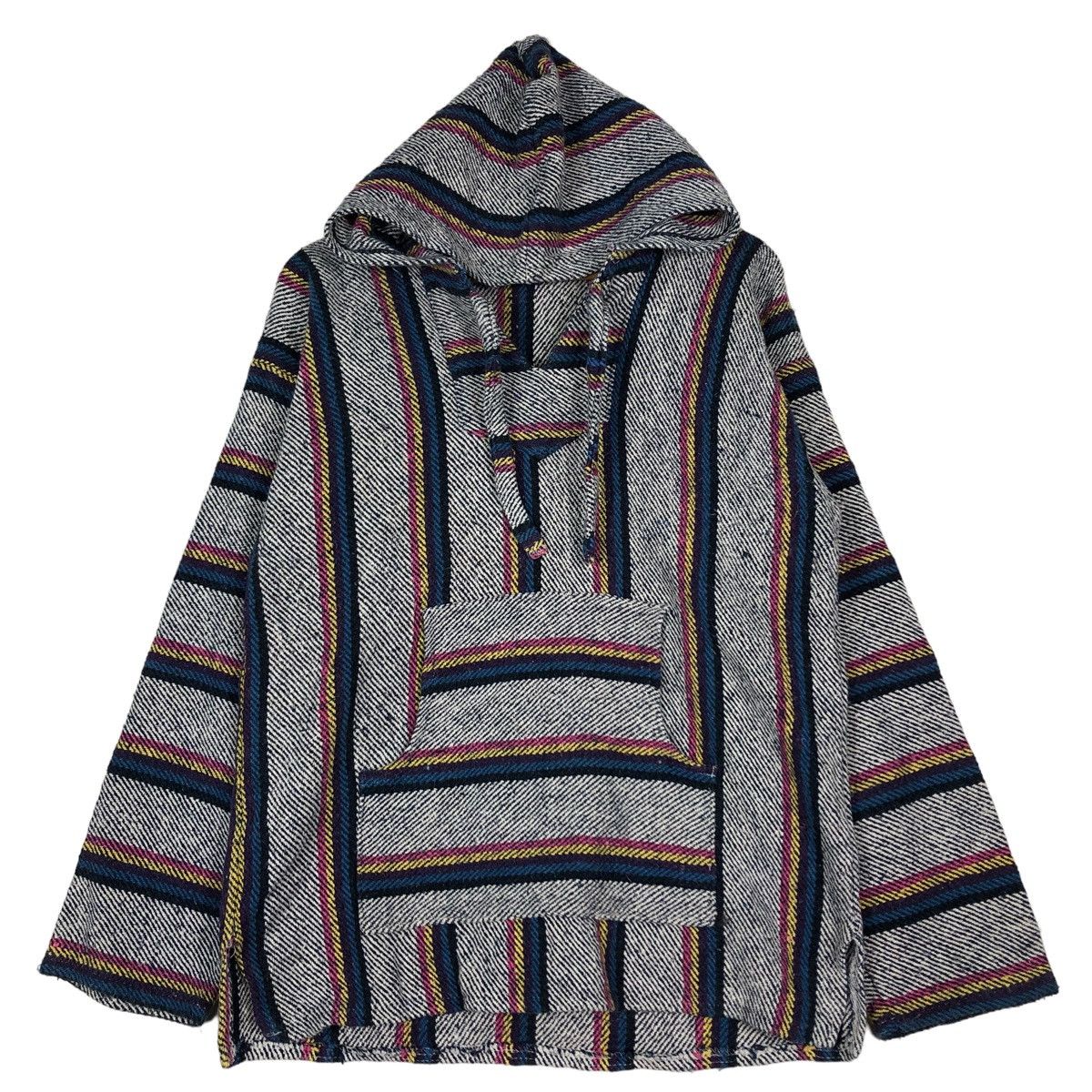 Japanese Brand 🔥VINTAGE PULL OVER WOOL JACKET SAN PATRICIO ISSEY MIYAKE Size US L / EU 52-54 / 3 - 1 Thumbnail