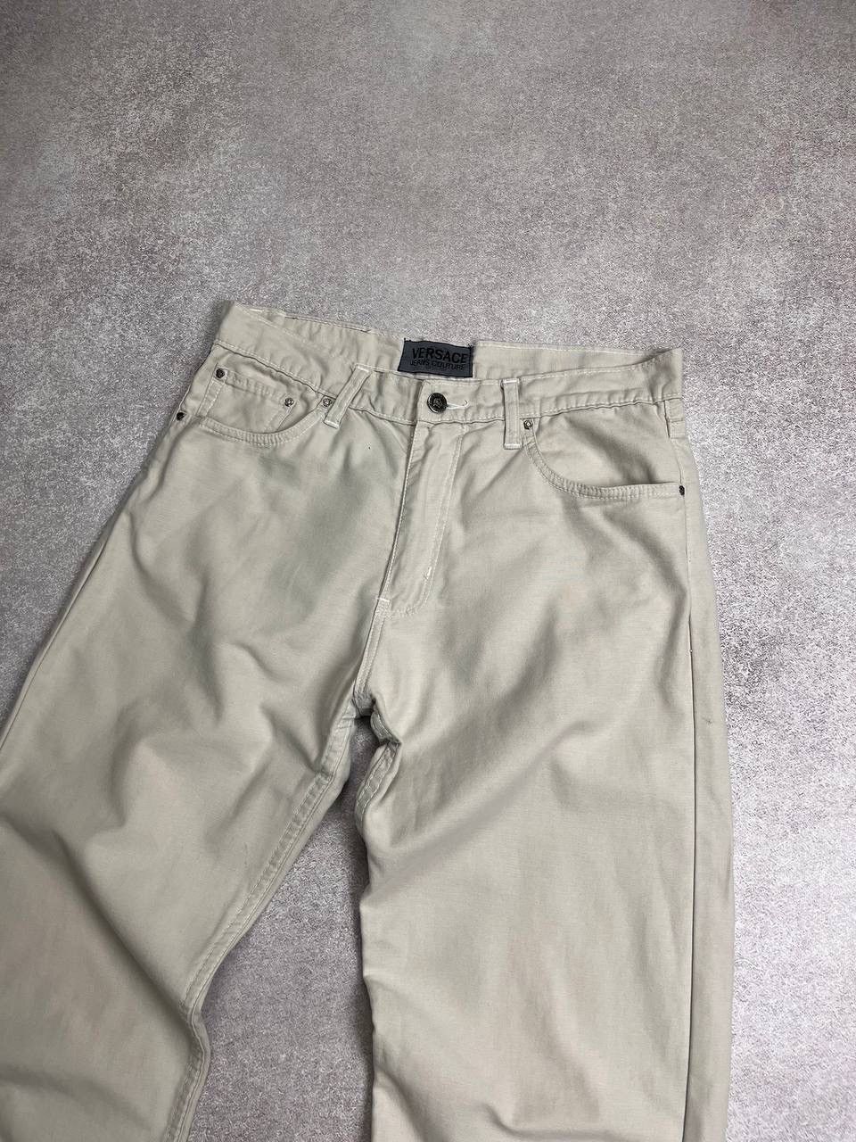 Versace Vintage Versace Medusa Baggy Denim Pants Y2K 32 Size US 32 / EU 48 - 3 Thumbnail