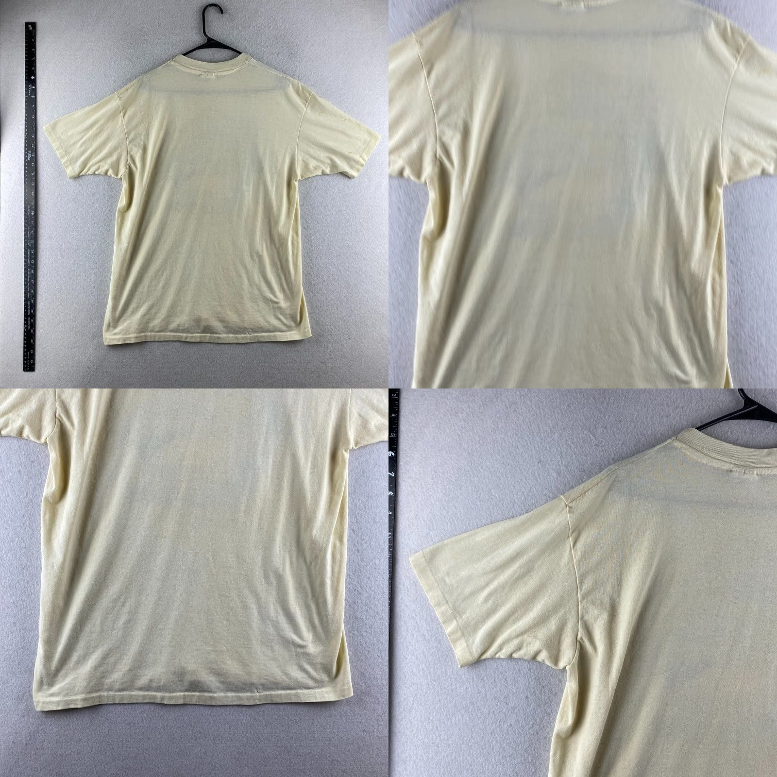 Hanes VINTAGE Hanes Shirt Mens XL Beige 1987 Plymouth Road Runner Superbird Mopar Cars Hot Rods Mens Size US XL / EU 56 / 4 - 10 Thumbnail
