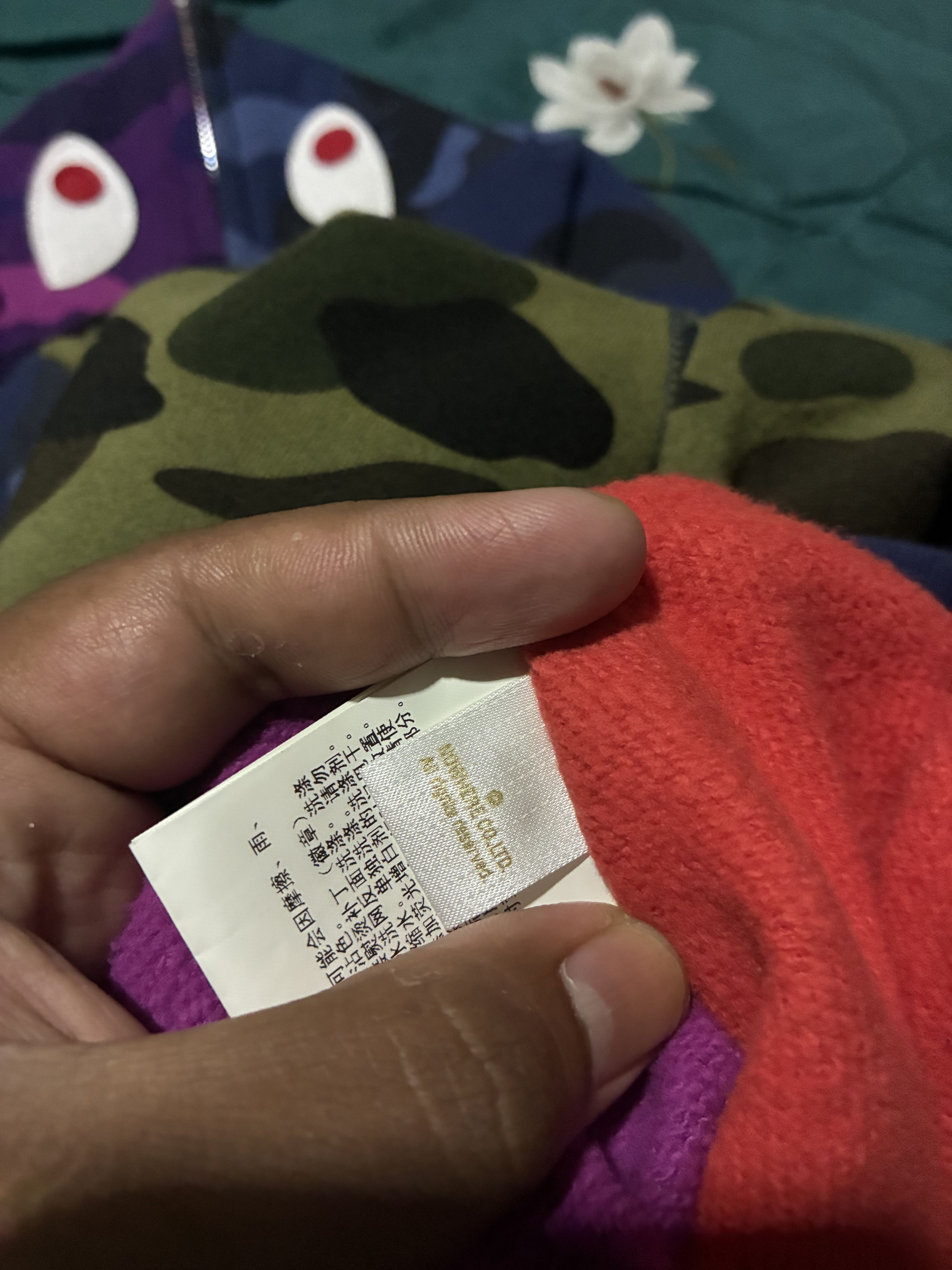 Bape Bape hoodie mix camo Size US XXL / EU 58 / 5 - 9 Thumbnail