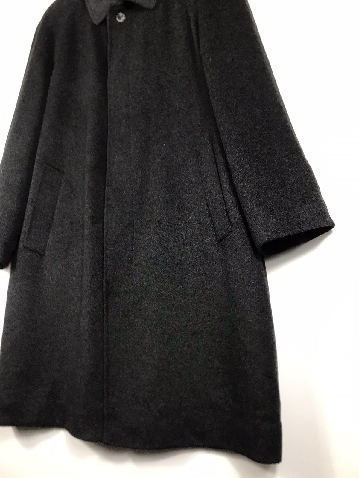 Autumn Cashmere ⚡️Vintage Italy Stefana Landi Cashmere Button Long Coat Size US L / EU 52-54 / 3 - 3 Thumbnail