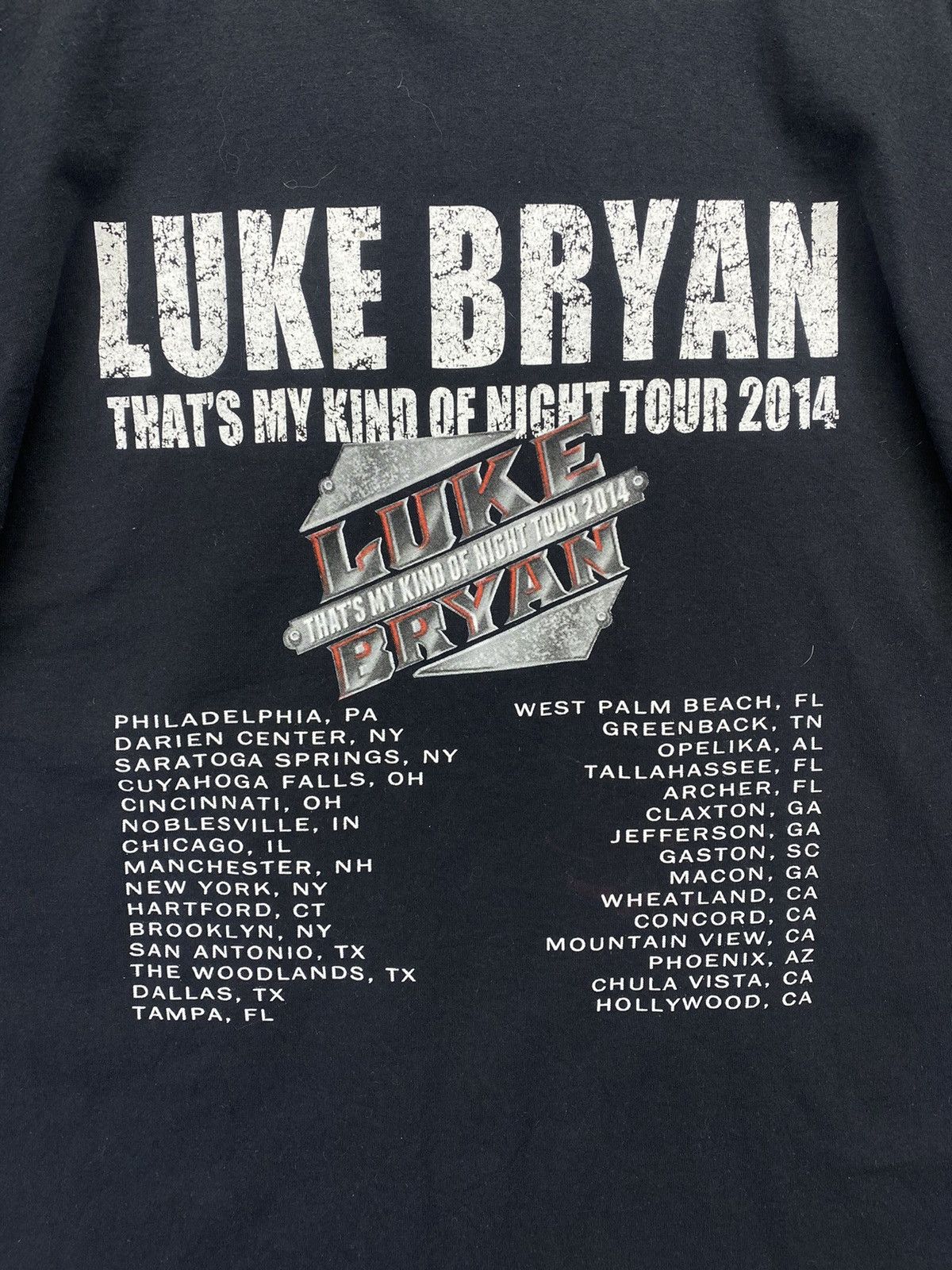 Band Tees Luke Bryan Night Tour Punk Rock Band Tees T Shirts Size US XL / EU 56 / 4 - 10 Thumbnail