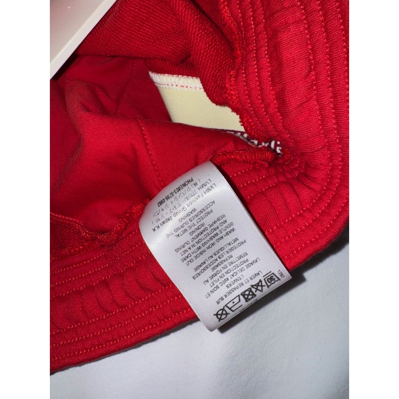 Givenchy Givenchy Paris Red Cream Off White Stripe Side Logo Cotton Size US 32 / EU 48 - 10 Thumbnail