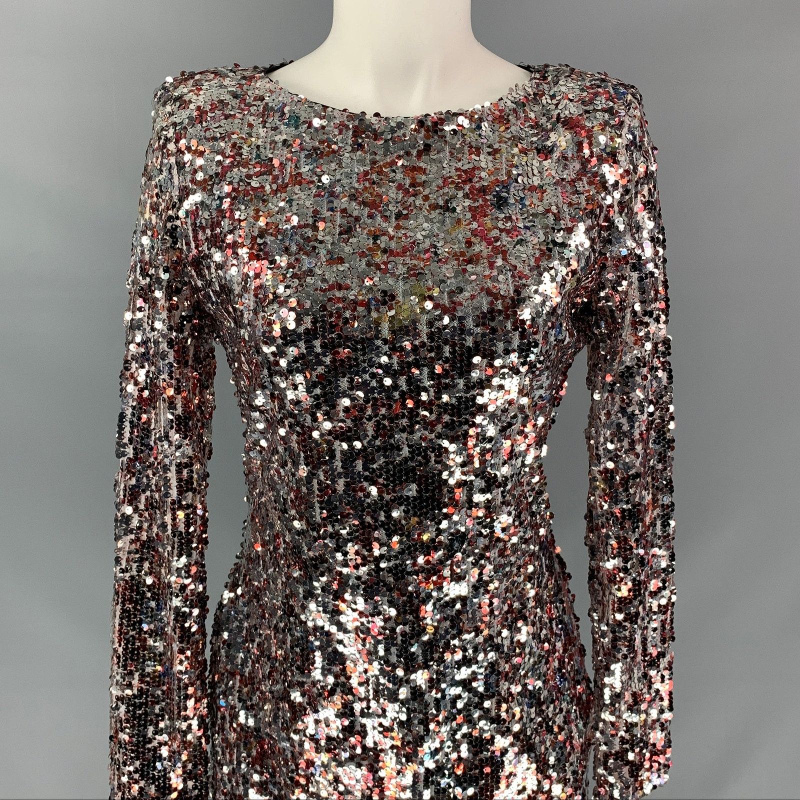 Badgley Mischka MARK + JAMES by BADGLEY MISCHKA Long Sleeve Mini Dress Size M / US 6-8 / IT 42-44 - 2 Thumbnail