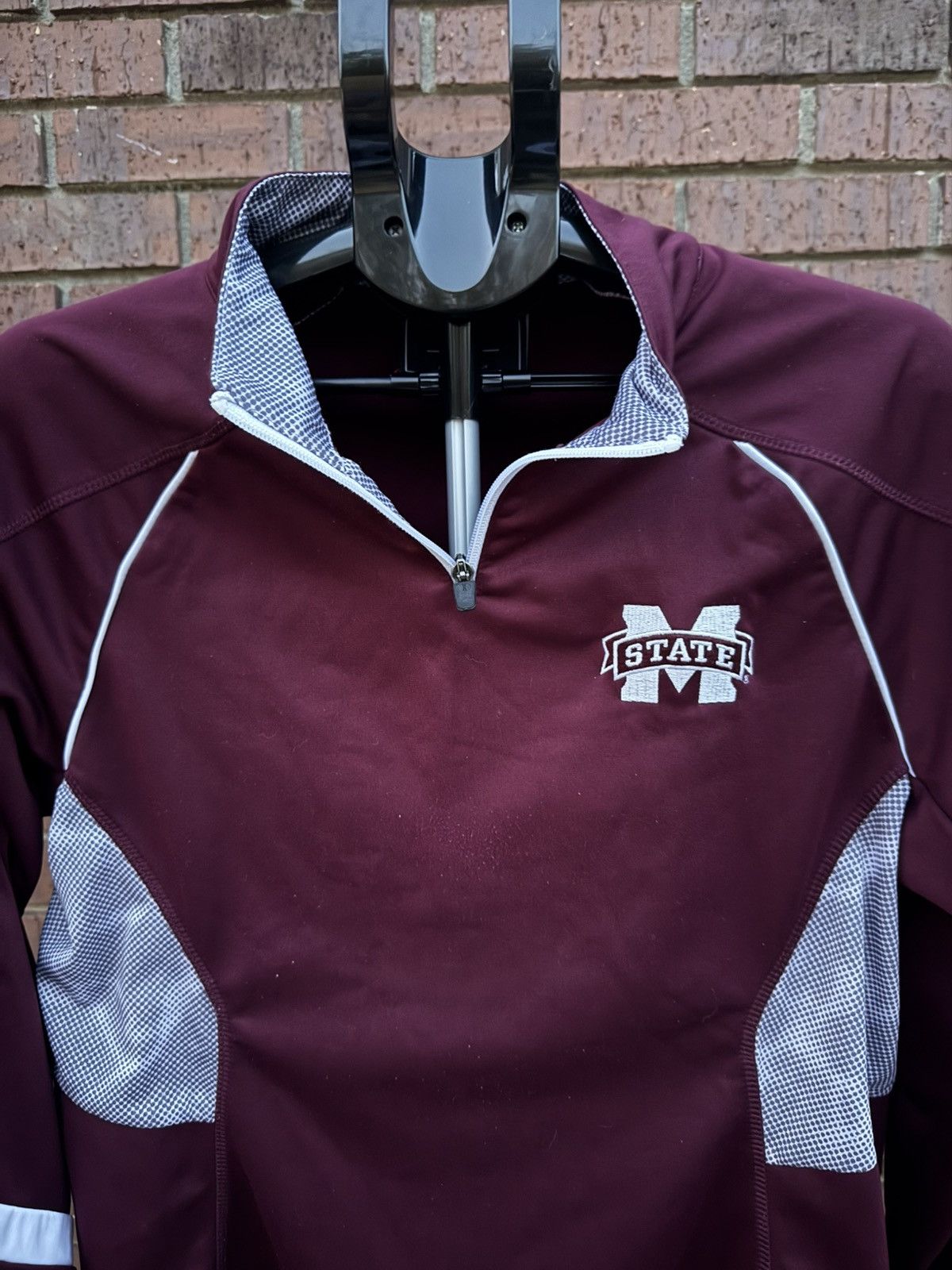 Holloway Mississippi State Bulldogs MSU Pullover Top Jacket Ladies Size L / US 10 / IT 46 - 4 Thumbnail